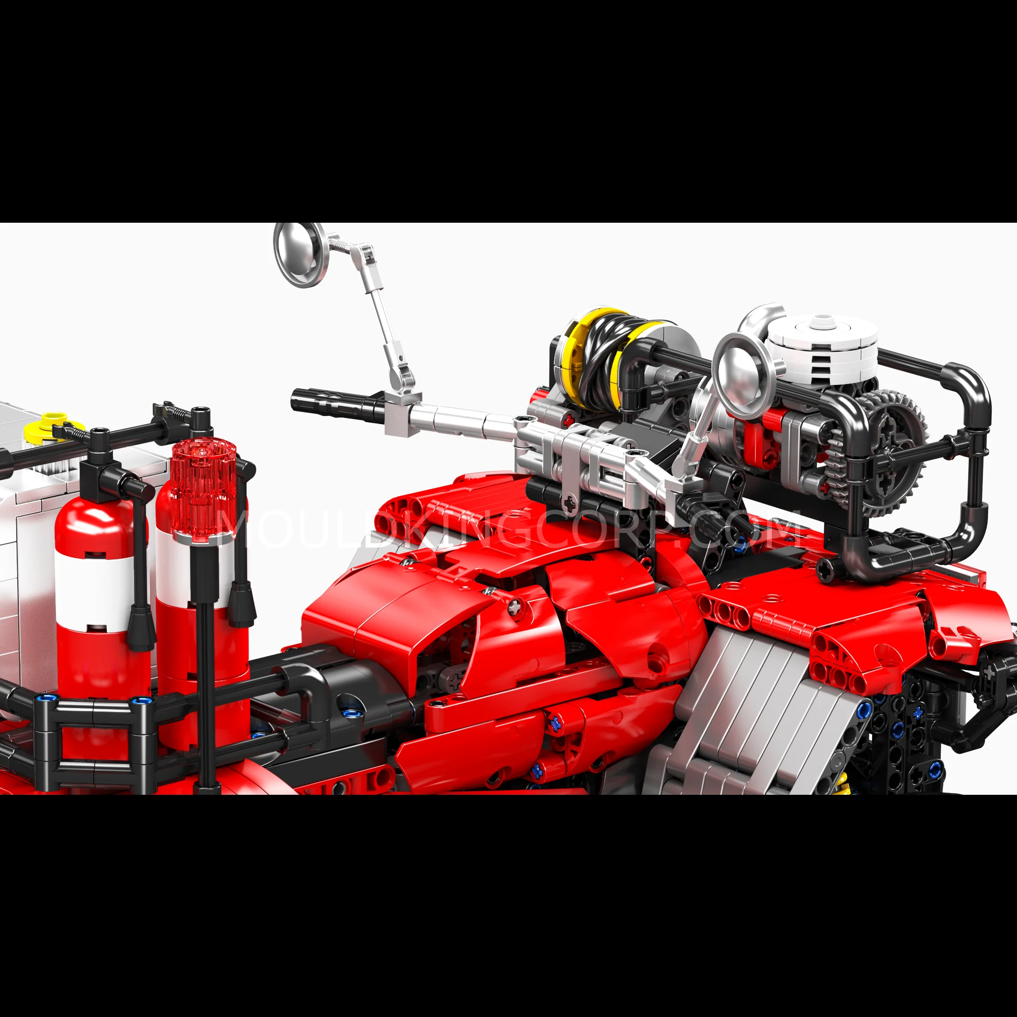 Mould King 23003 ATV Firefighting Rescue Vehicle Building Set | 2,100 Pcs - Image 4