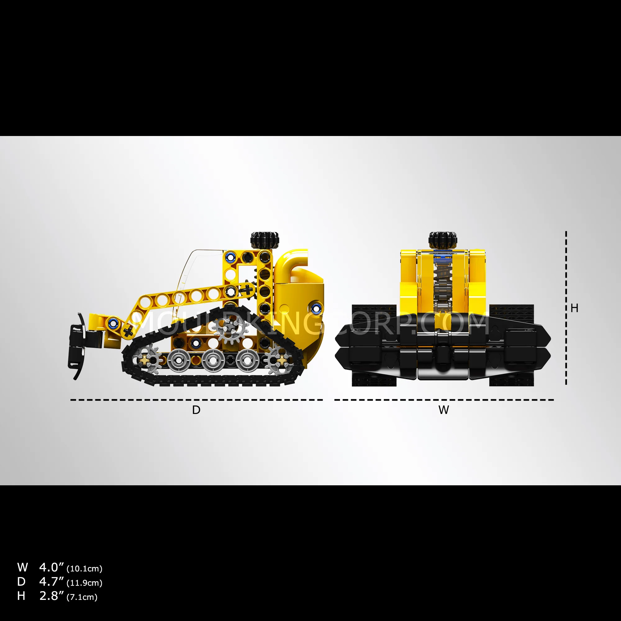 Mould King 24015 Crawler Wrecker Building Toy Set | 188 PCS - Image 5