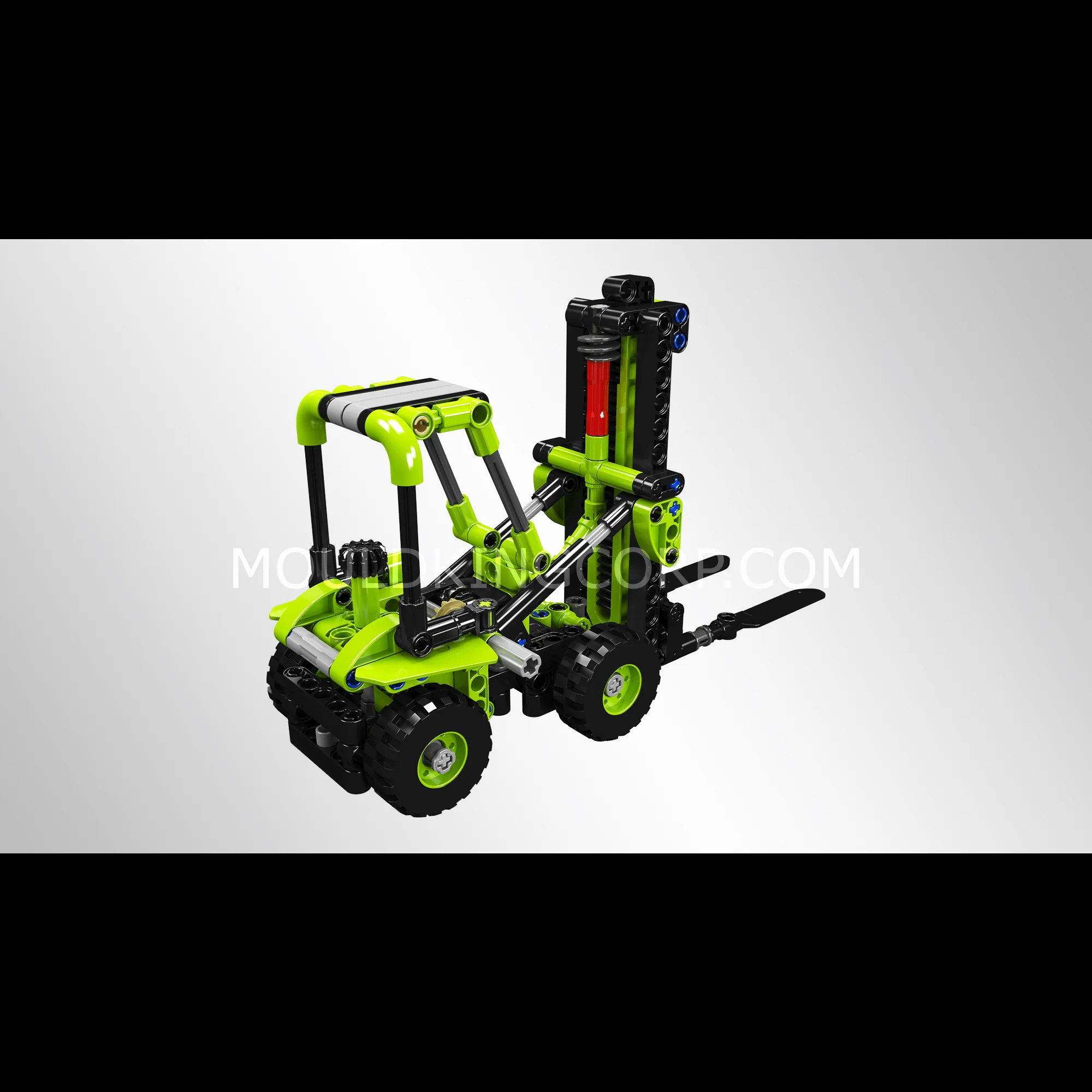 Mould King 24017 Forklift Workshop Loading Vehicle Building Toy Set | 219 PCS - Image 2