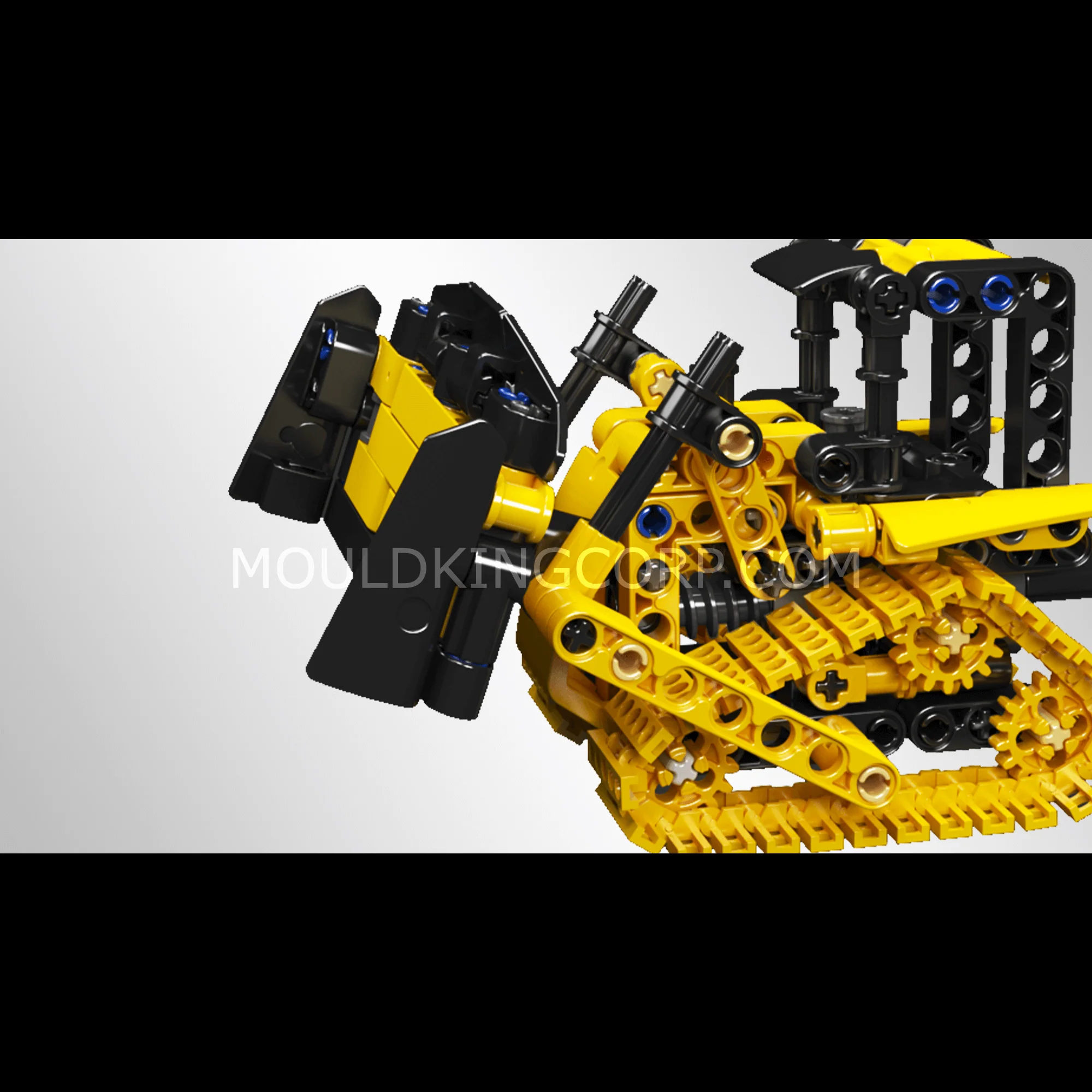 Mould King 24020 Crawler Bulldozer Building Toy Set | 244 PCS - Image 3