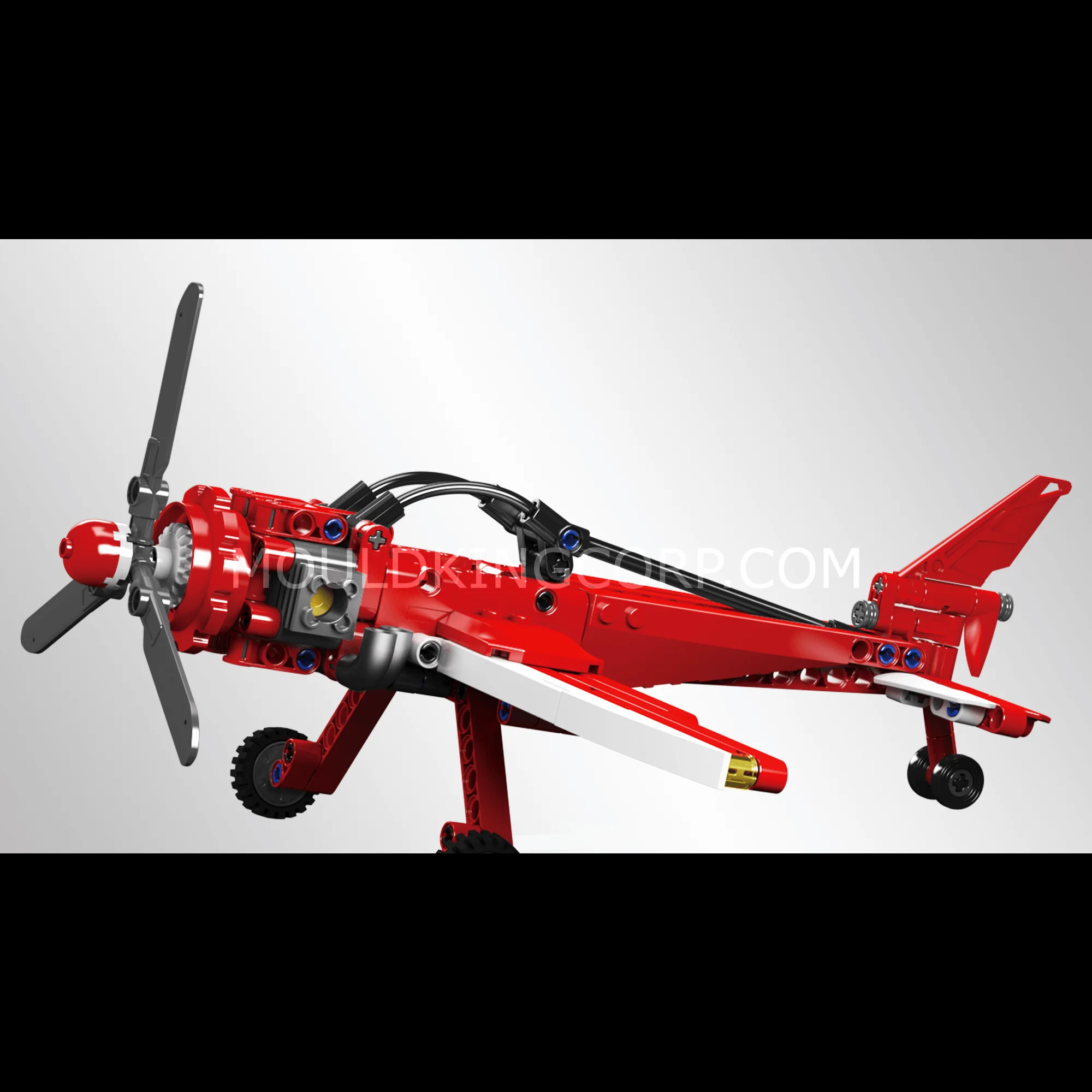 Mould King 24023 Racing Plane Building Toy Set | 252 PCS - Image 3
