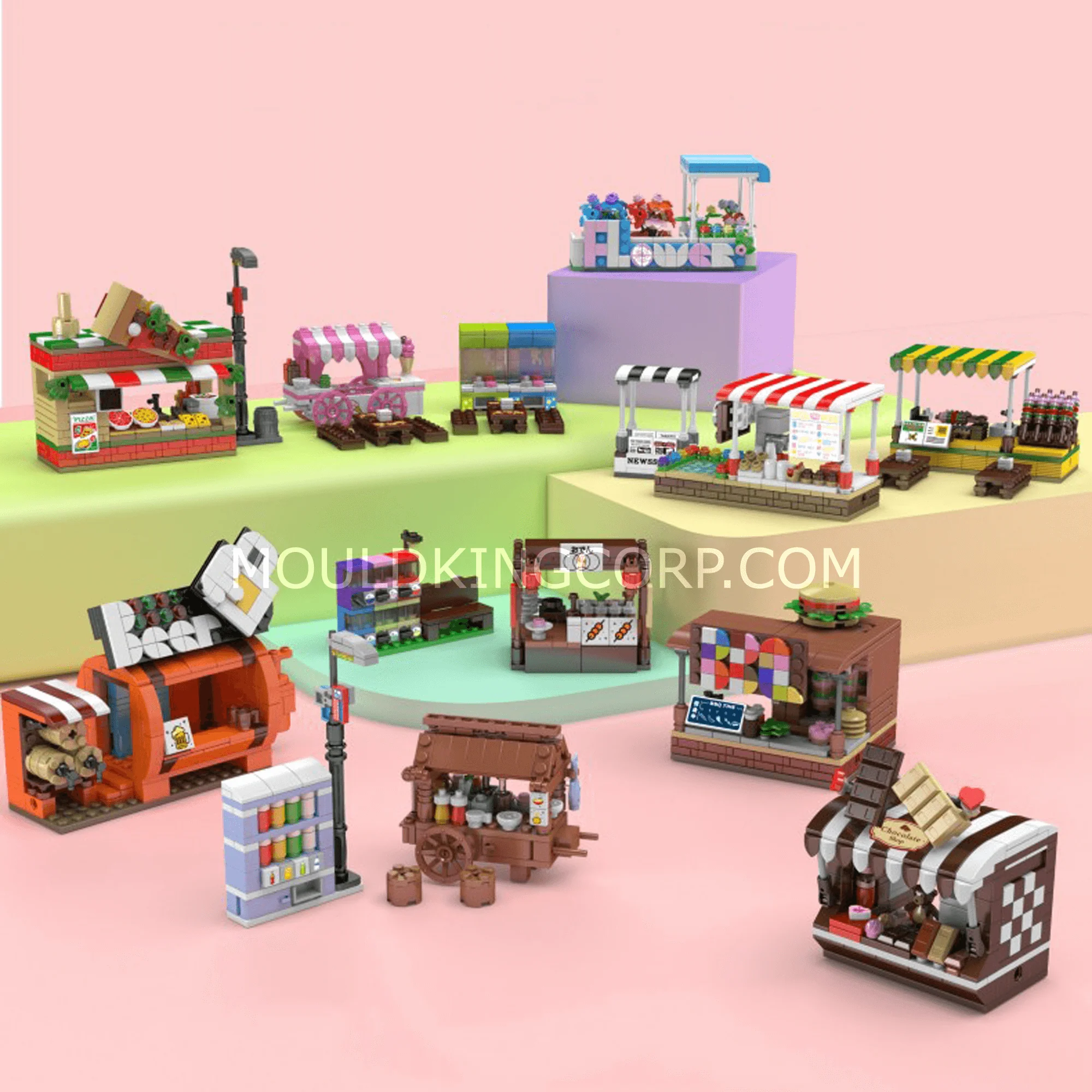 Mould King 24029 Beer House Building Toy Set | 278 Pcs - Image 6