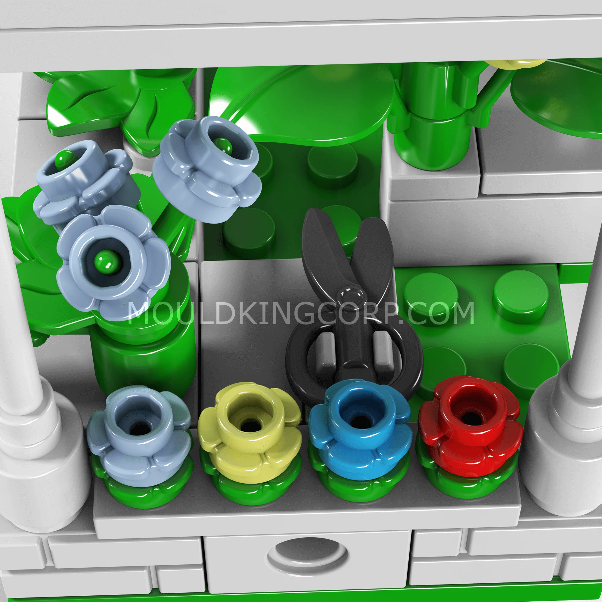 Mould King 24032 Flower Shop Buidling Toy Set | 261 Pcs - Image 3