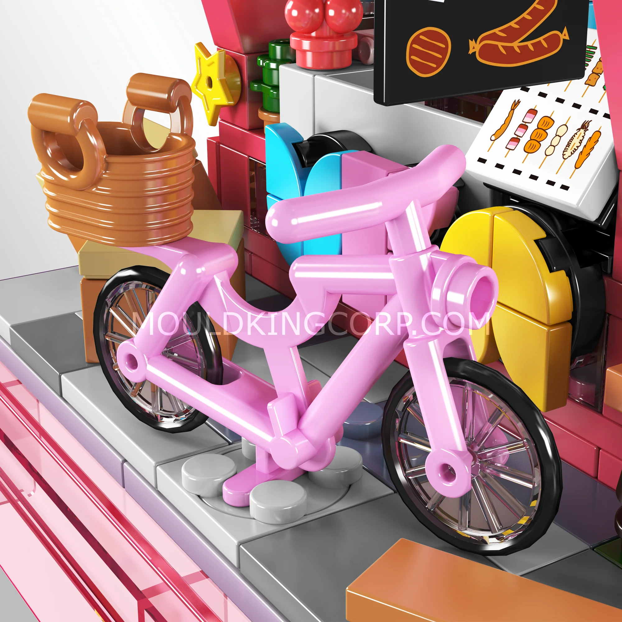 Mould King 24039 Gourmet Food Shop Building Set | 394 Pcs - Image 2