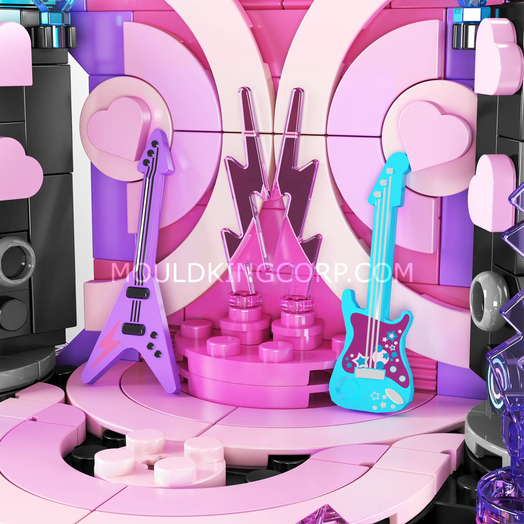 Mould King 24041 Surprise Music Stage Buidling Set | 321 Pcs - Image 2