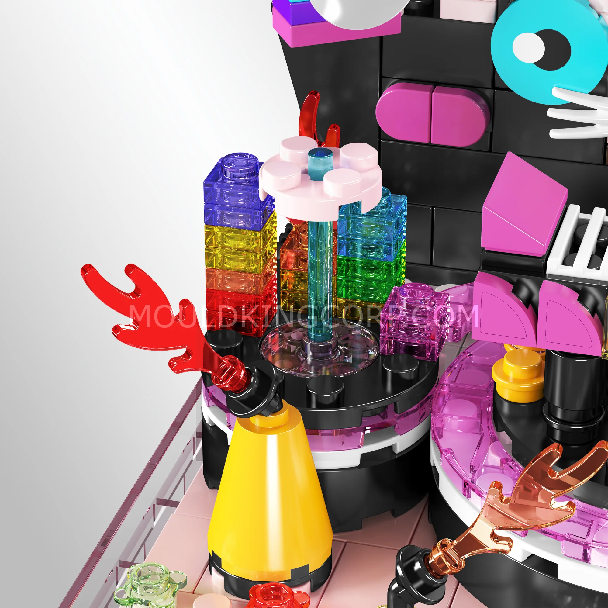 Mould King 24045 Black-Cat-themed Samba Stage Building Set | 368 Pcs - Image 3