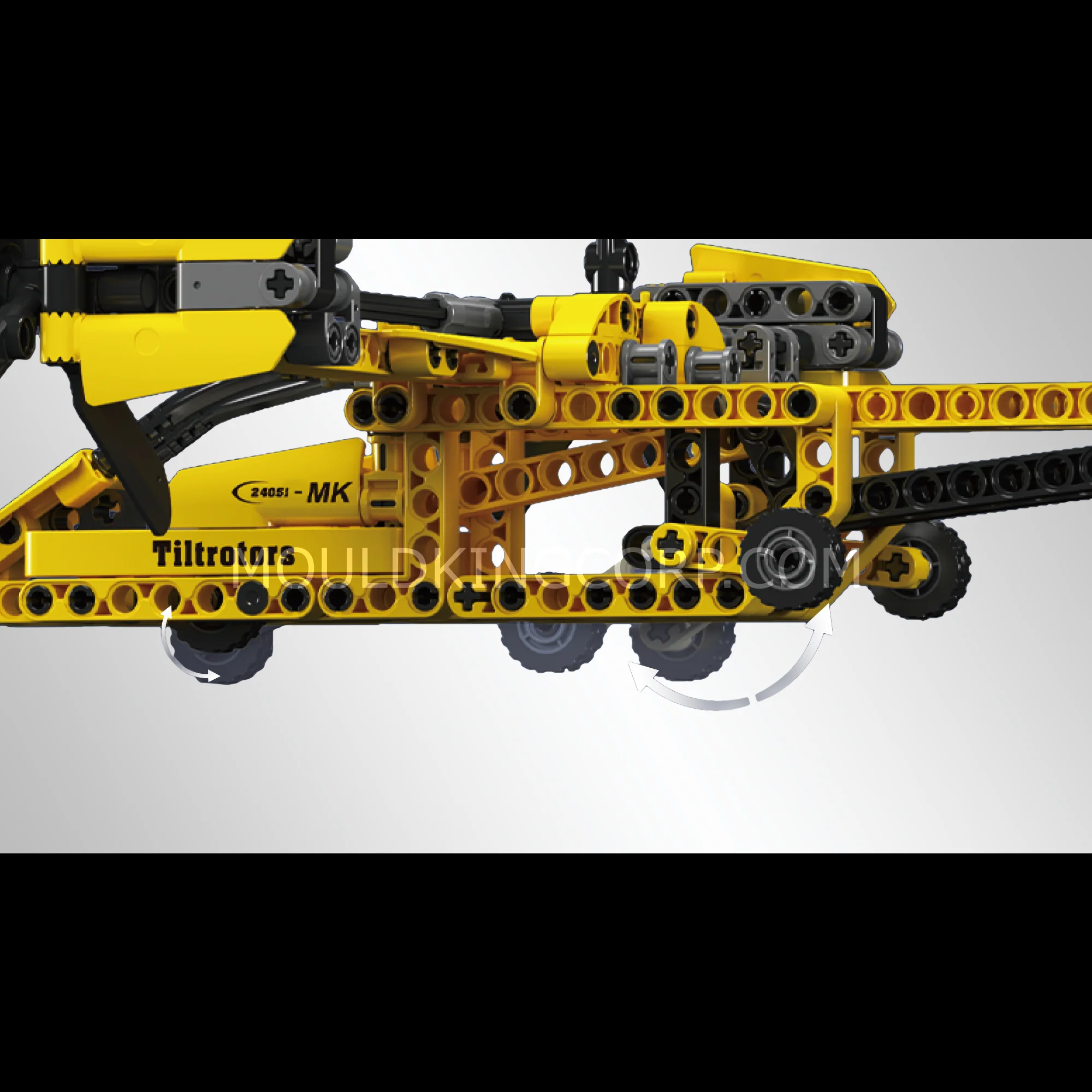 Mould King 24051 Tiltrotor Aircraft Building Set | 279 Pcs - Image 4