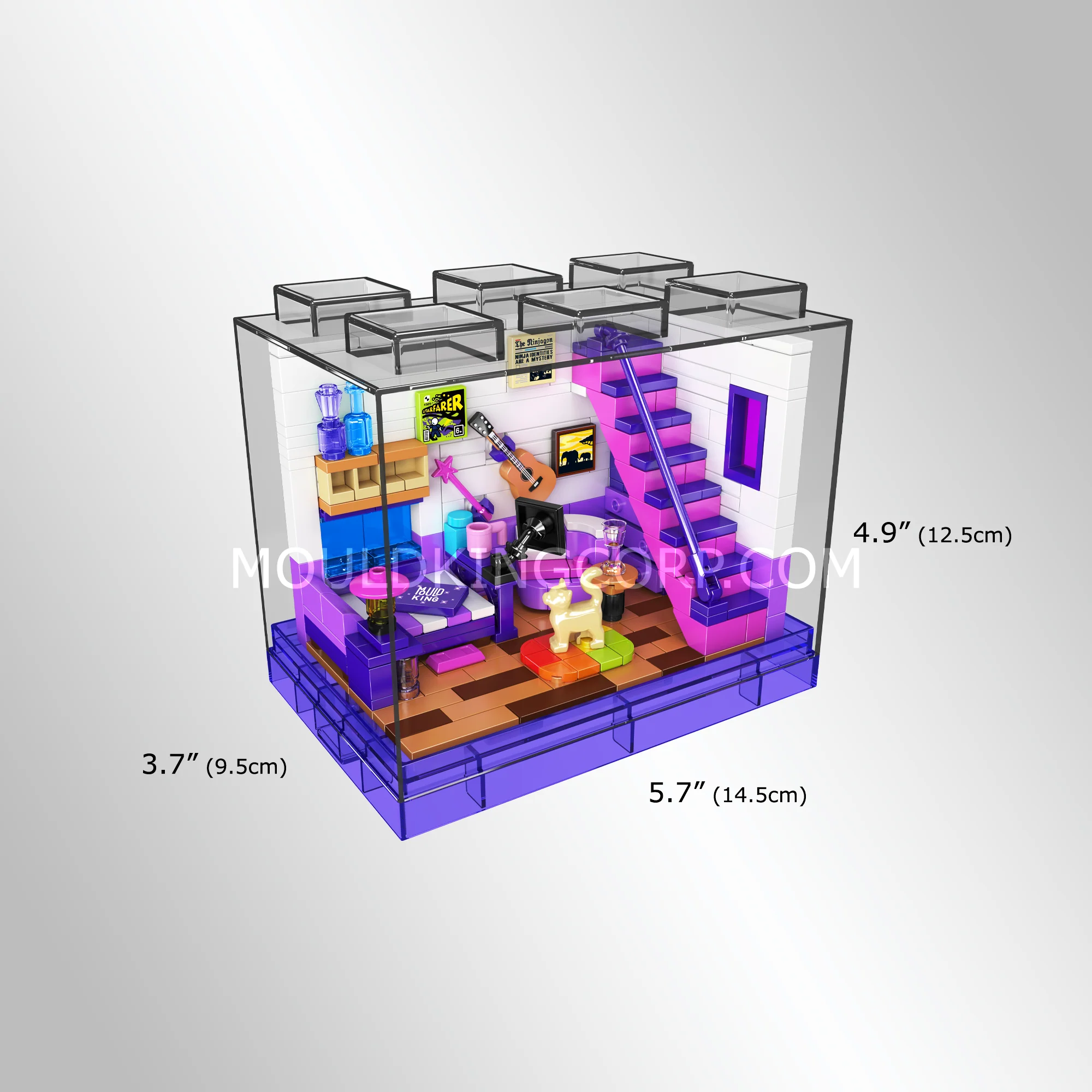 Mould King 24056 HOME Bedroom Building Set | 304 Pcs - Image 5