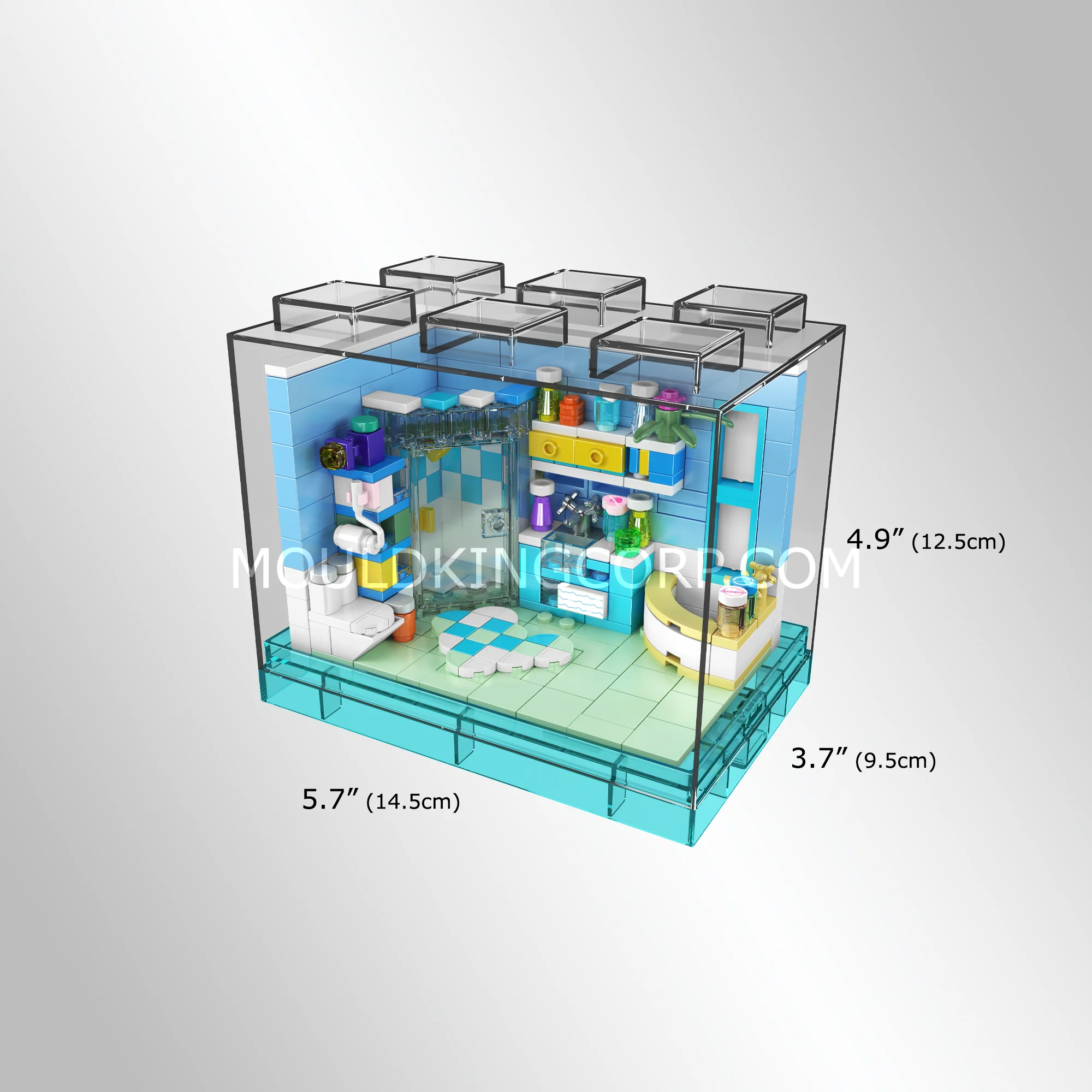 Mould King 24057 HOME Bathroom Building Set | 312 Pcs - Image 5