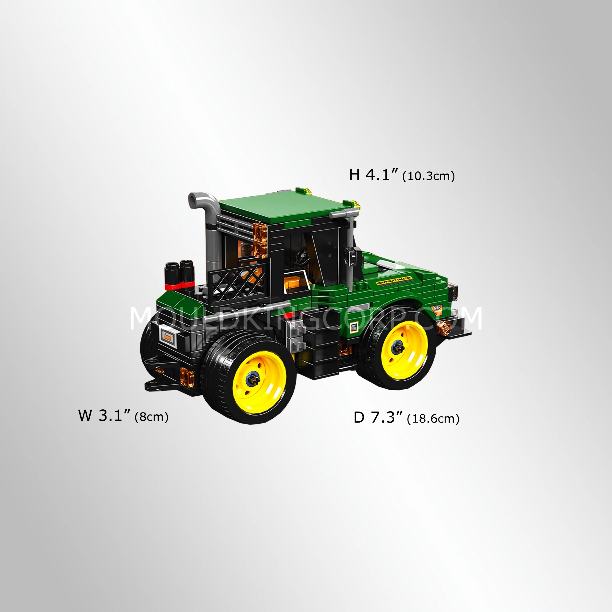 Mould King 24061 Farm Tractor Building Set | 466 Pcs - Image 5