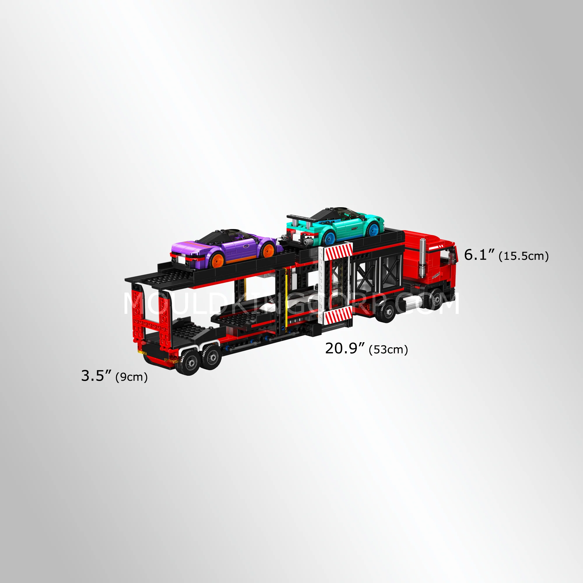 Mould King 24078 Sports Car Transporter Truck Building Set | 997 Pcs - Image 5
