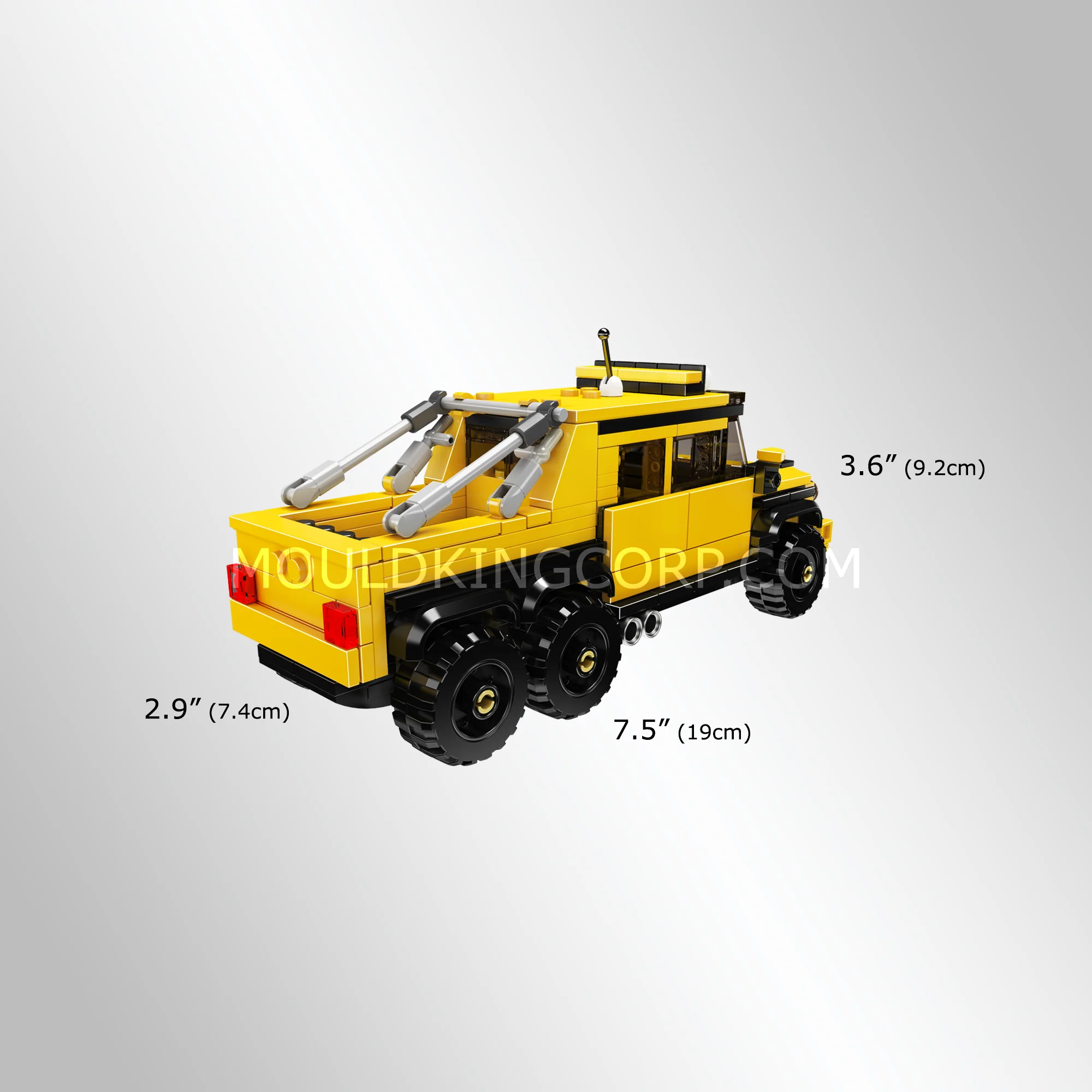 MOULD KING 24081 G63 Off-Road Vehicle Building Set | 394 Pcs - Image 5