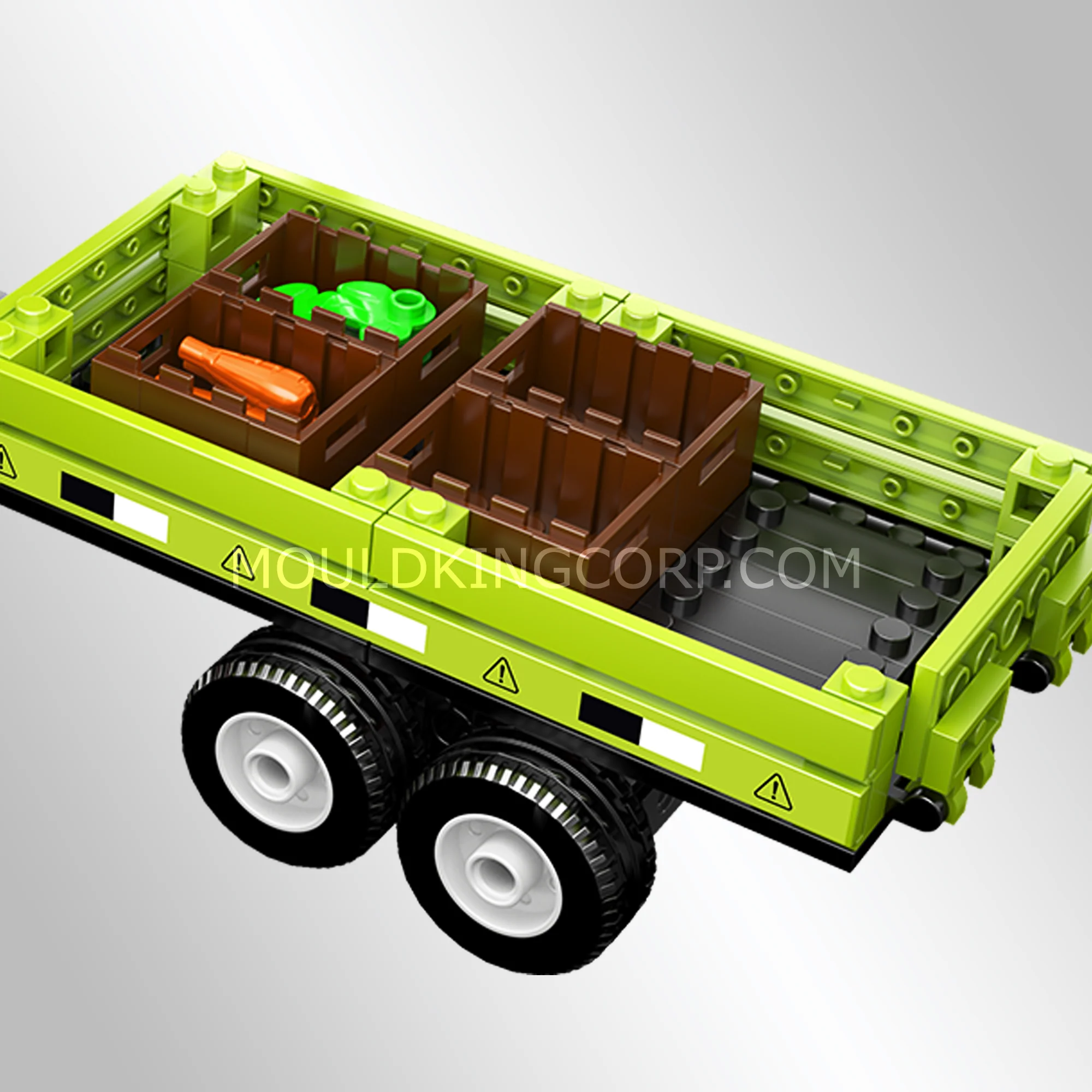 Mould King 24093 Wheel Loader & Agricultural Trailer Building Set | 504 Pcs - Image 3