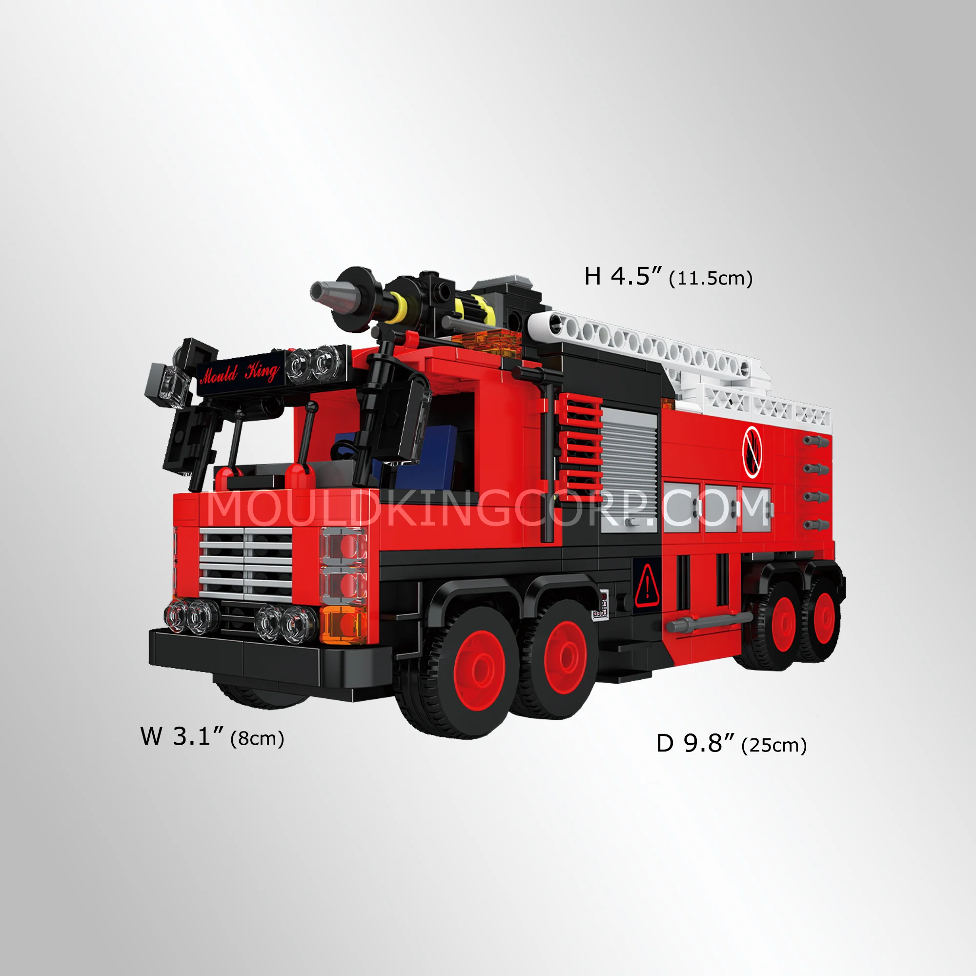 Mould King 24094 Urban Rescue Fire Truck Building Set | 752 Pcs - Image 5