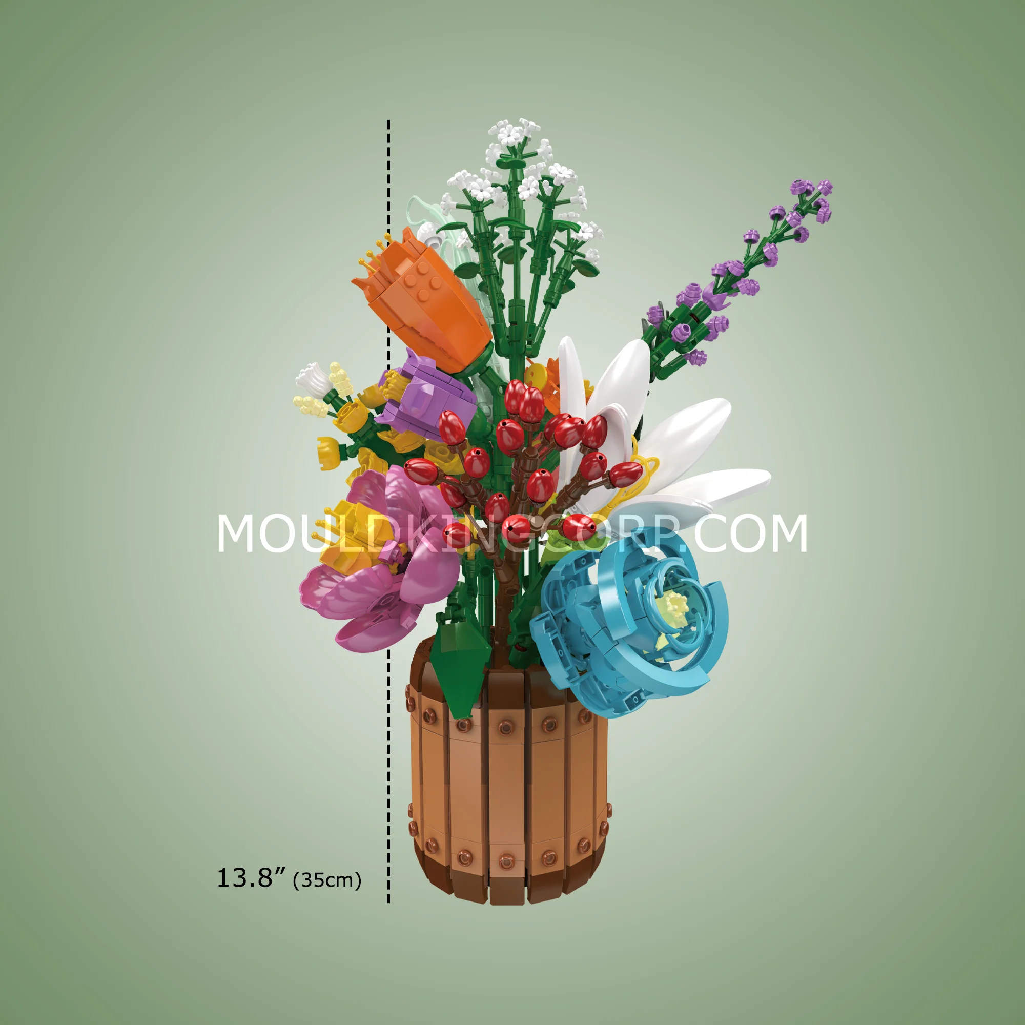 Mould King 24097 Nature's Blossom Building Set | 1,189 Pcs - Image 6