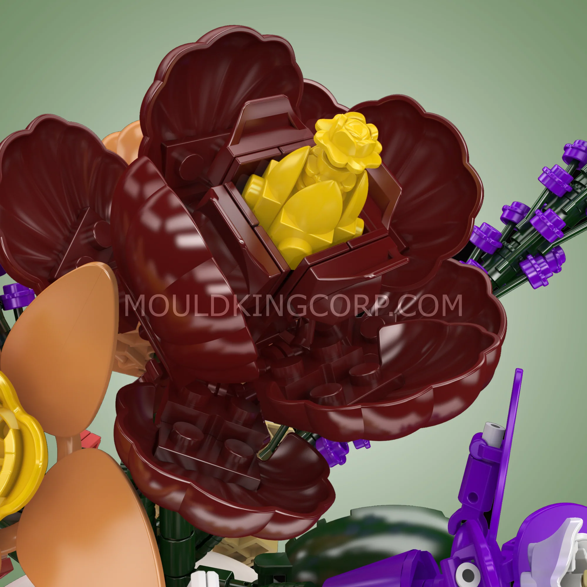 Mould King 24098 Everlasting Floral Art Building Set | 903 Pcs - Image 2