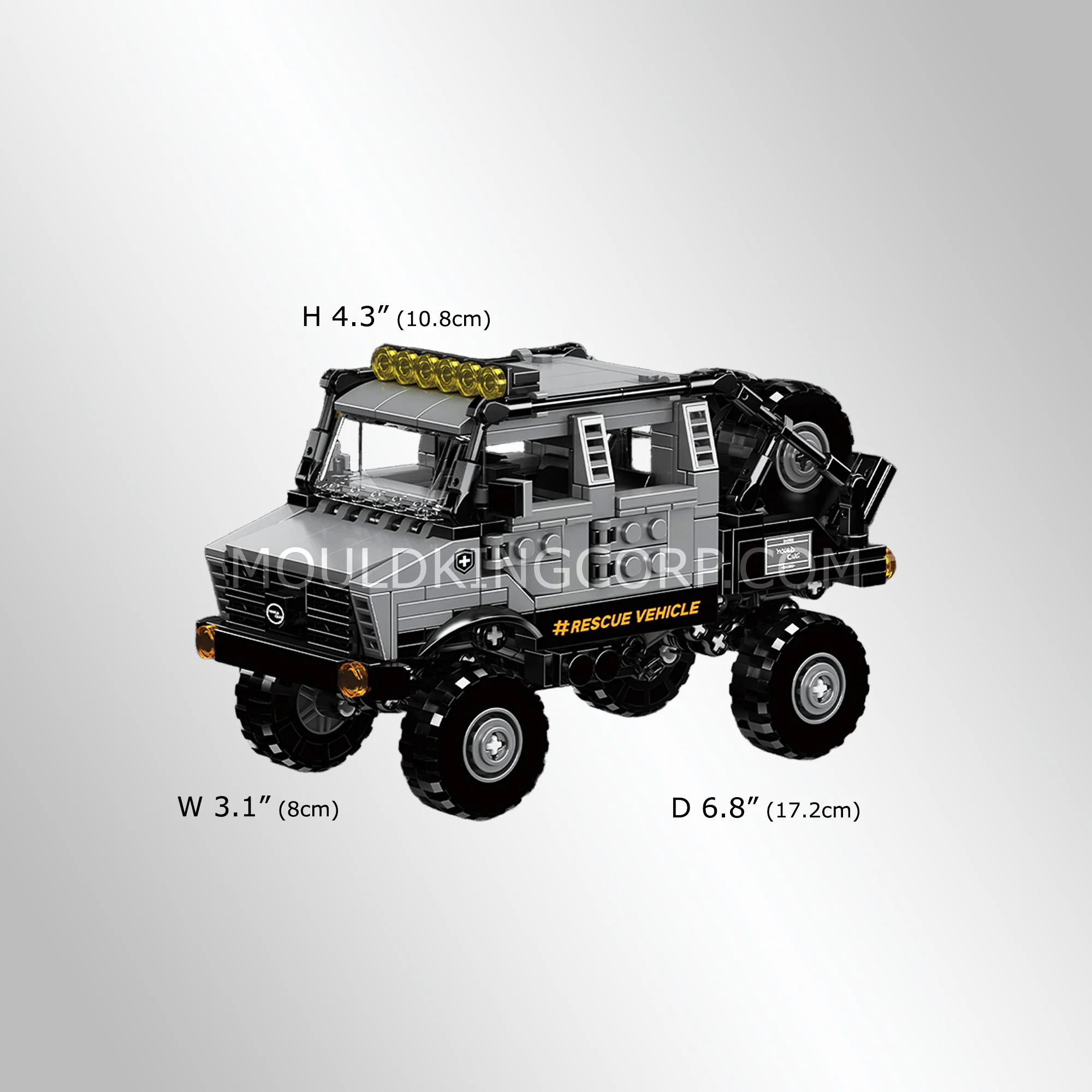 Mould King 24102 Rescue Vehicle Building Set | 510 Pcs - Image 5