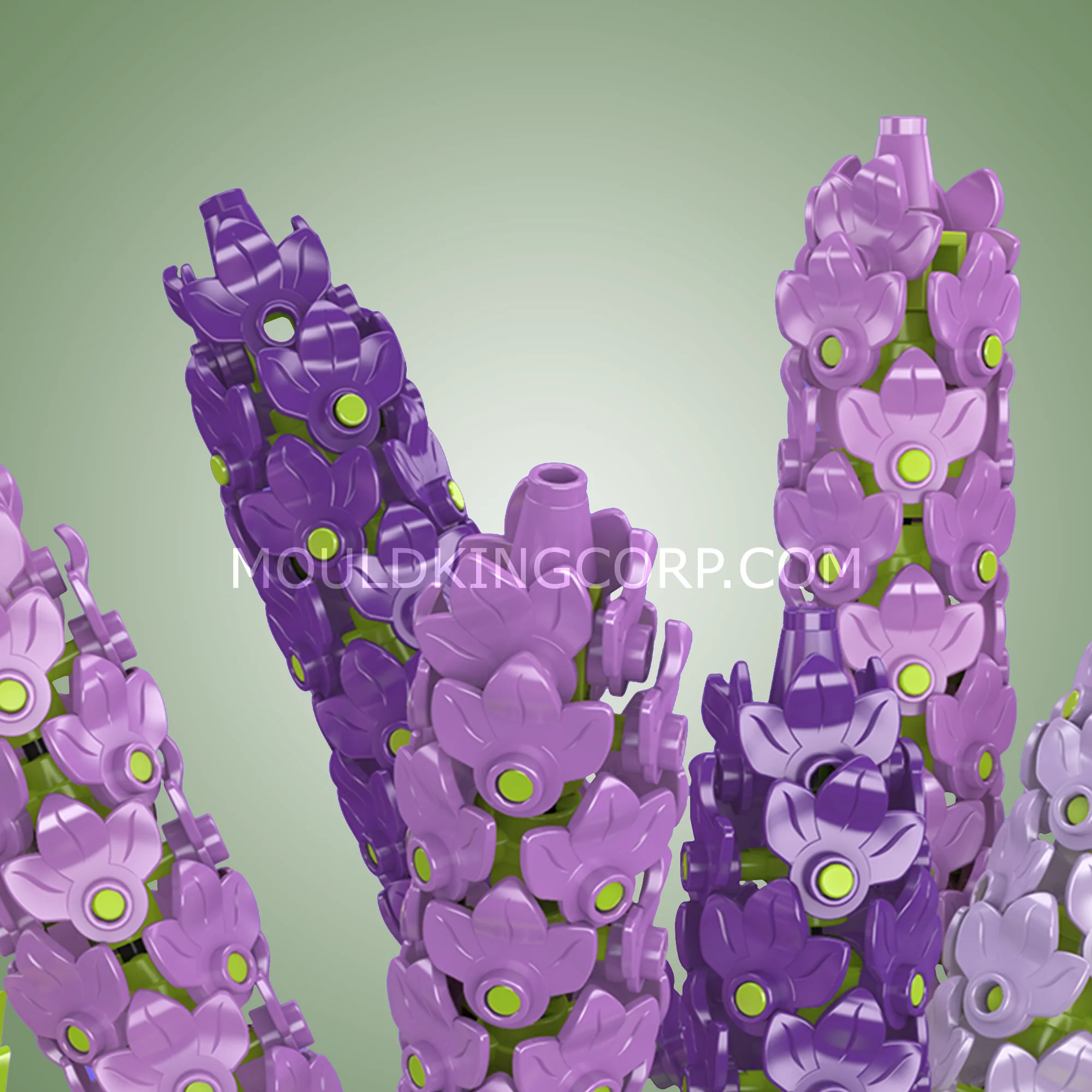 Mould King 24112 Violet Bonsai Building Set | 744 Pcs - Image 2