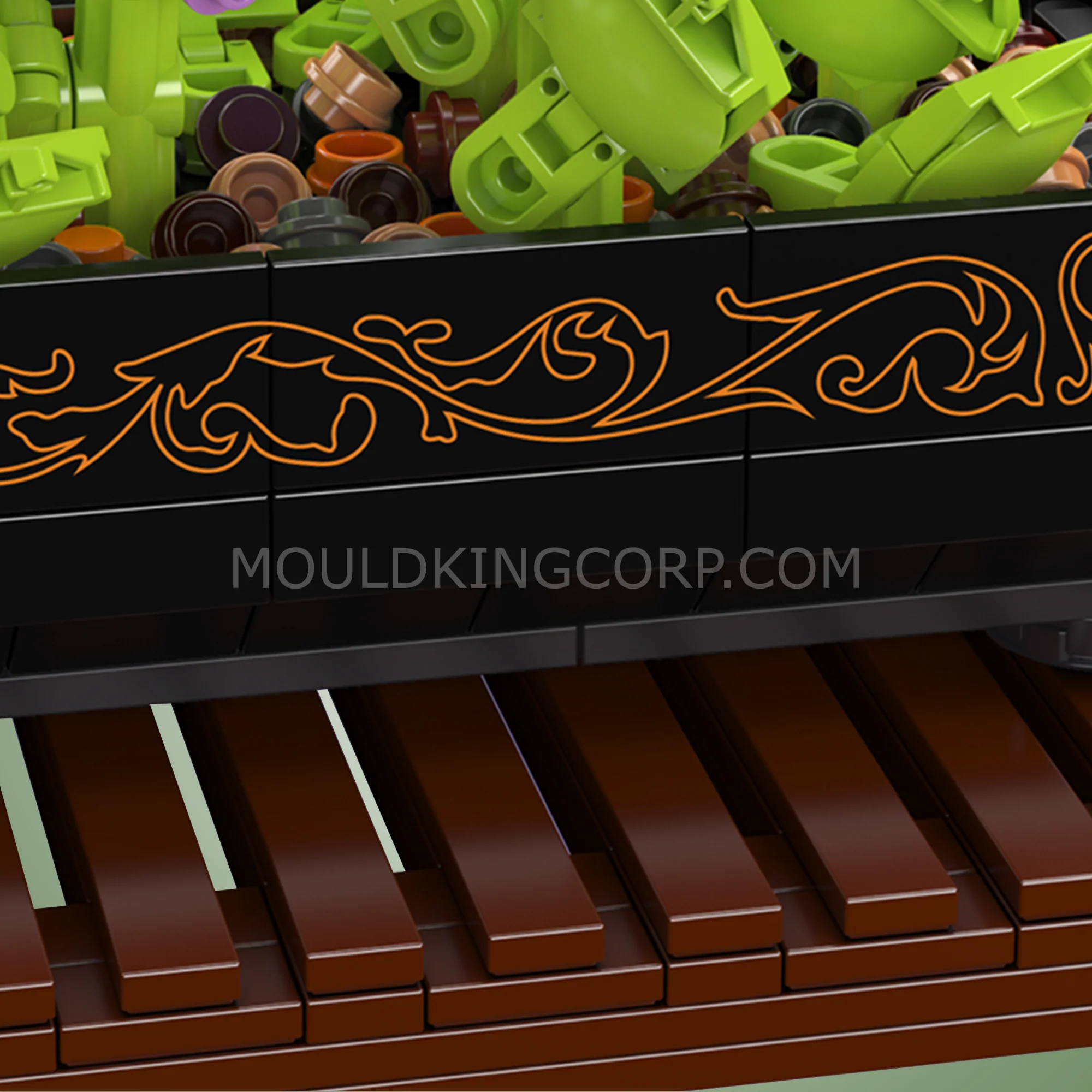 Mould King 24112 Violet Bonsai Building Set | 744 Pcs - Image 4
