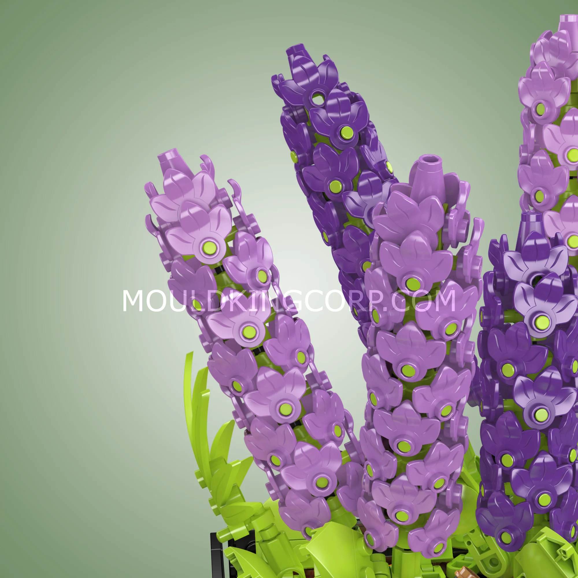 Mould King 24112 Violet Bonsai Building Set | 744 Pcs - Image 5