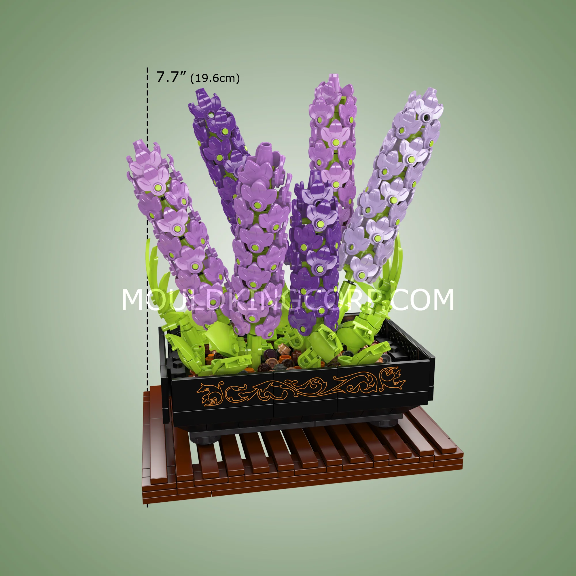 Mould King 24112 Violet Bonsai Building Set | 744 Pcs - Image 6