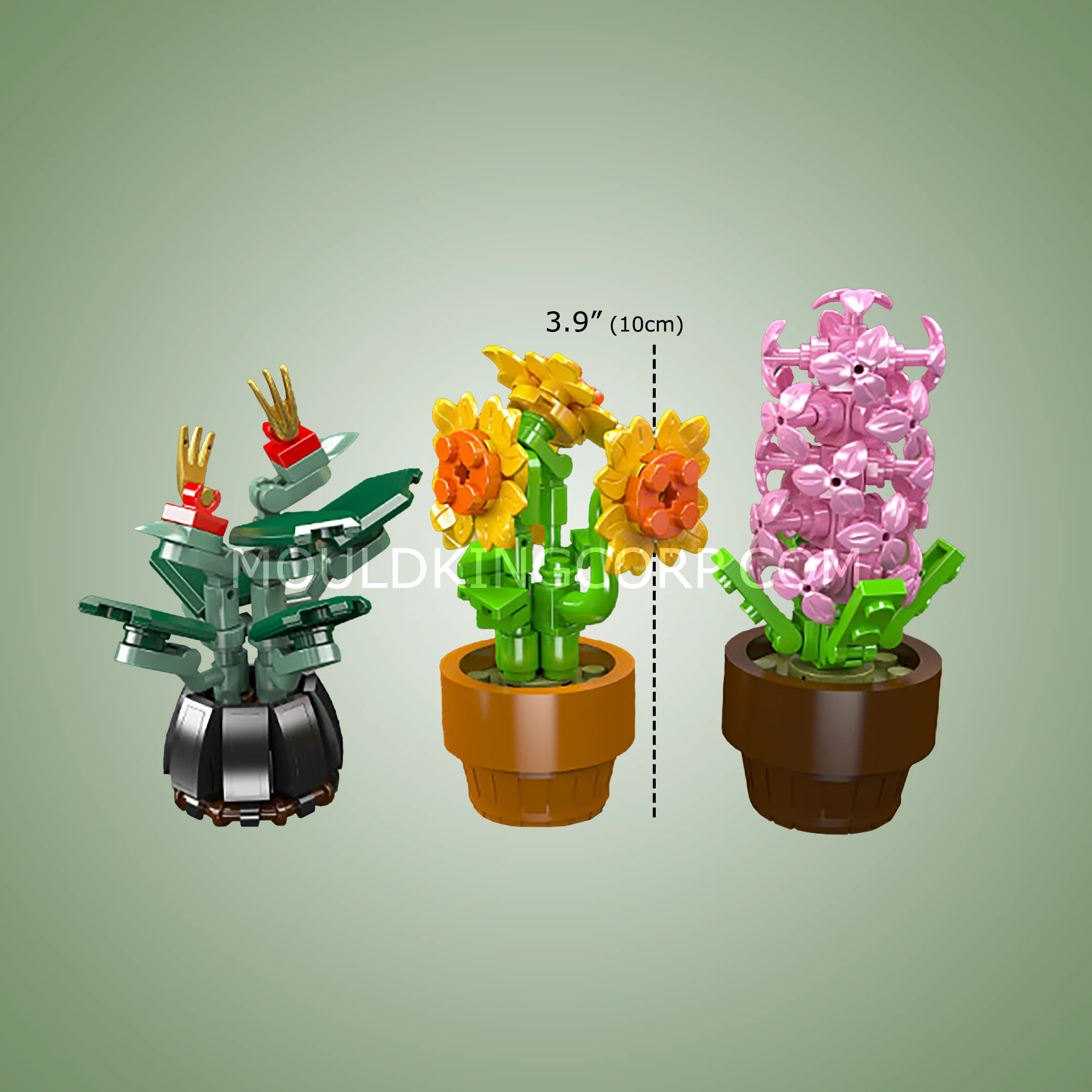 Mould King 24113 Mini Potted Flower Builds Building Set | 201 Pcs - Image 5