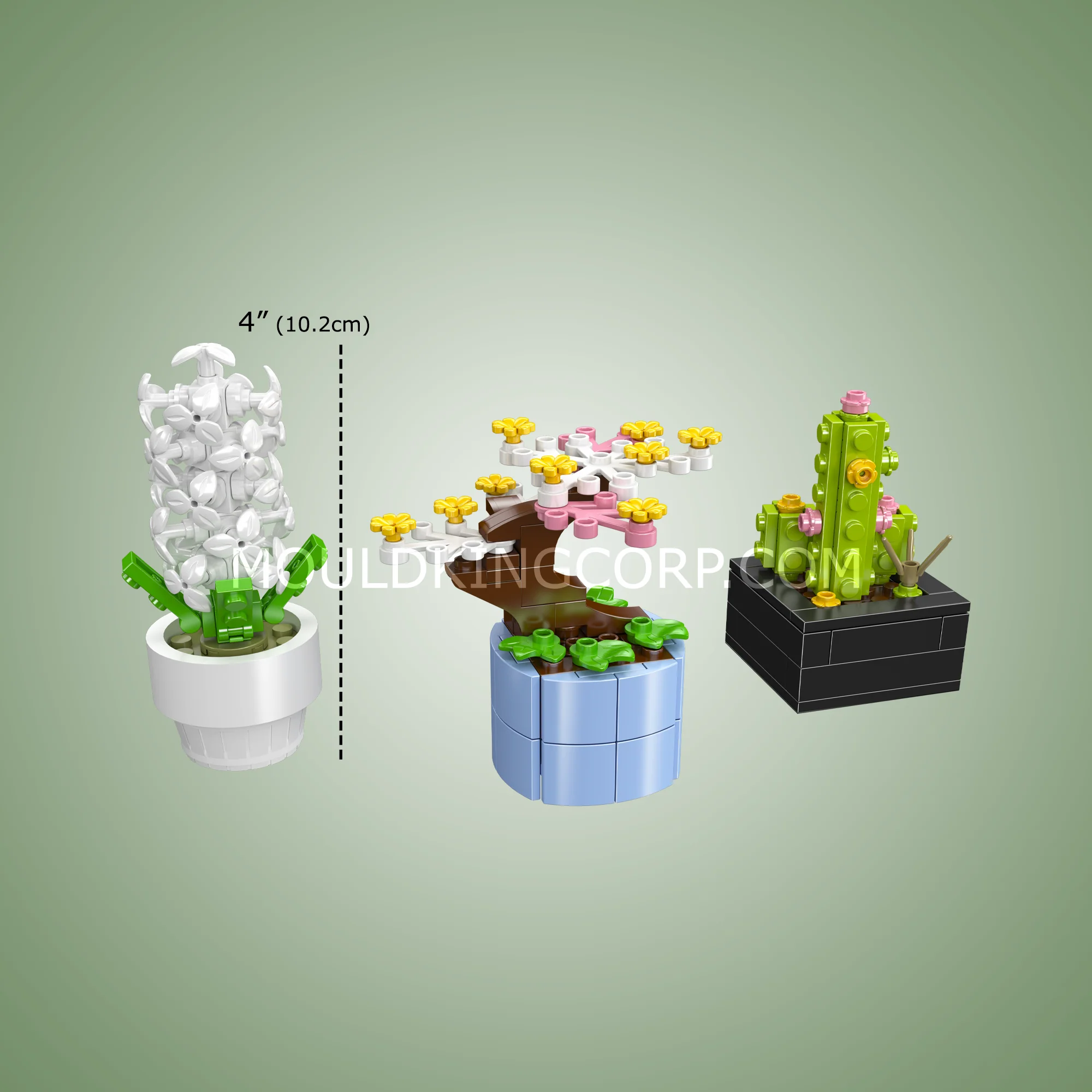 Mould King 24114 Mini Potted Flower Building Set | 227 Pcs - Image 5