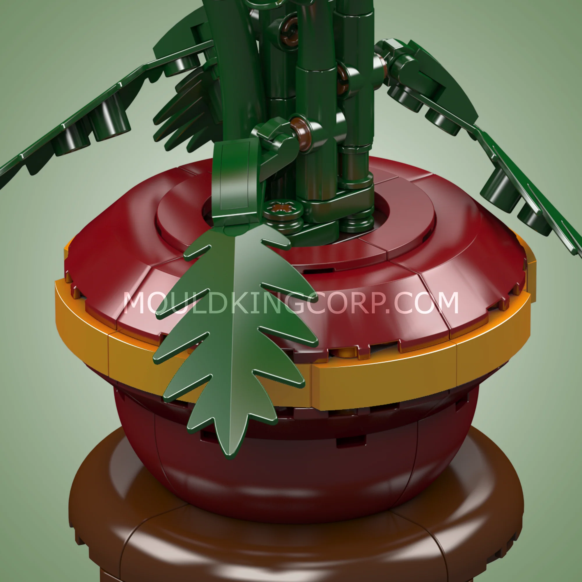 Mould King 24118 Chrysanthemum Potted Plant Building Block Set | 417 Pcs - Image 3