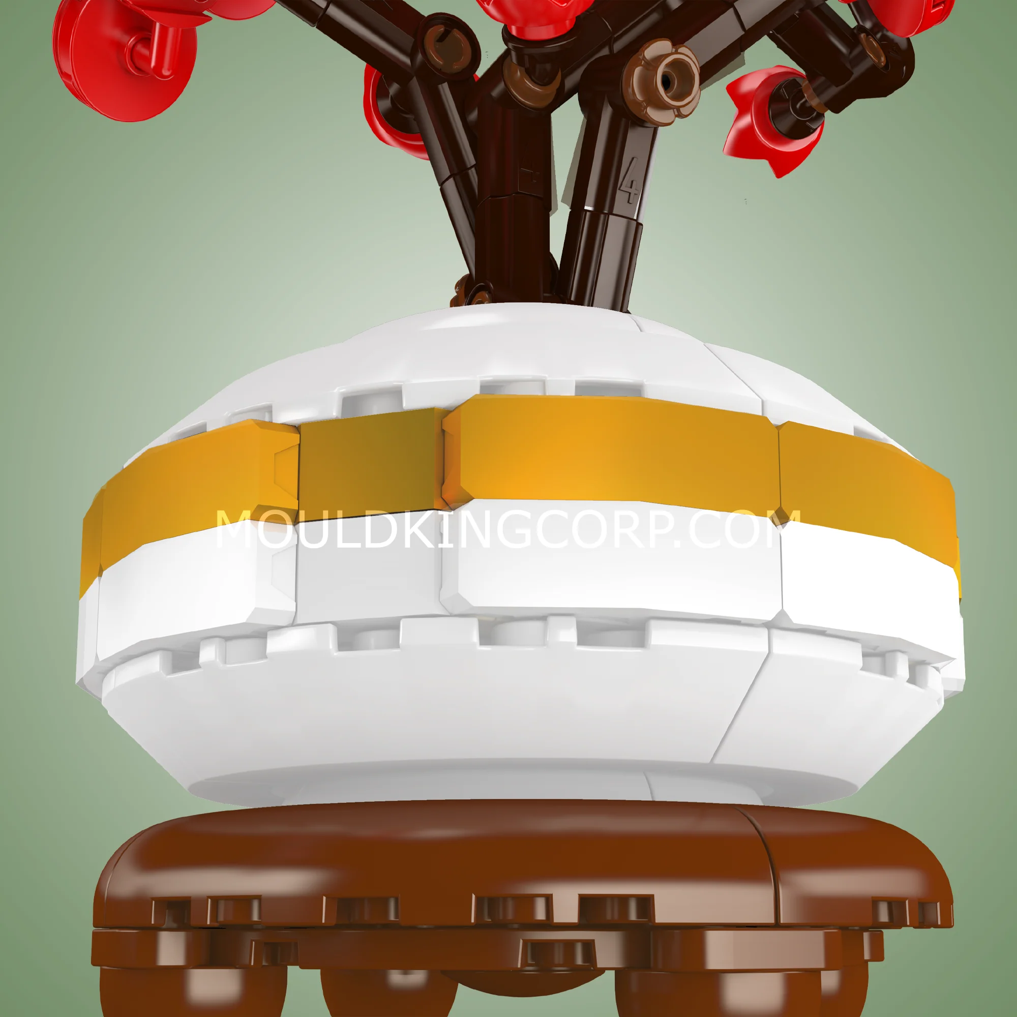 Mould King 24120 Plum Blossom Botanical Building Set | 393 Pcs - Image 3
