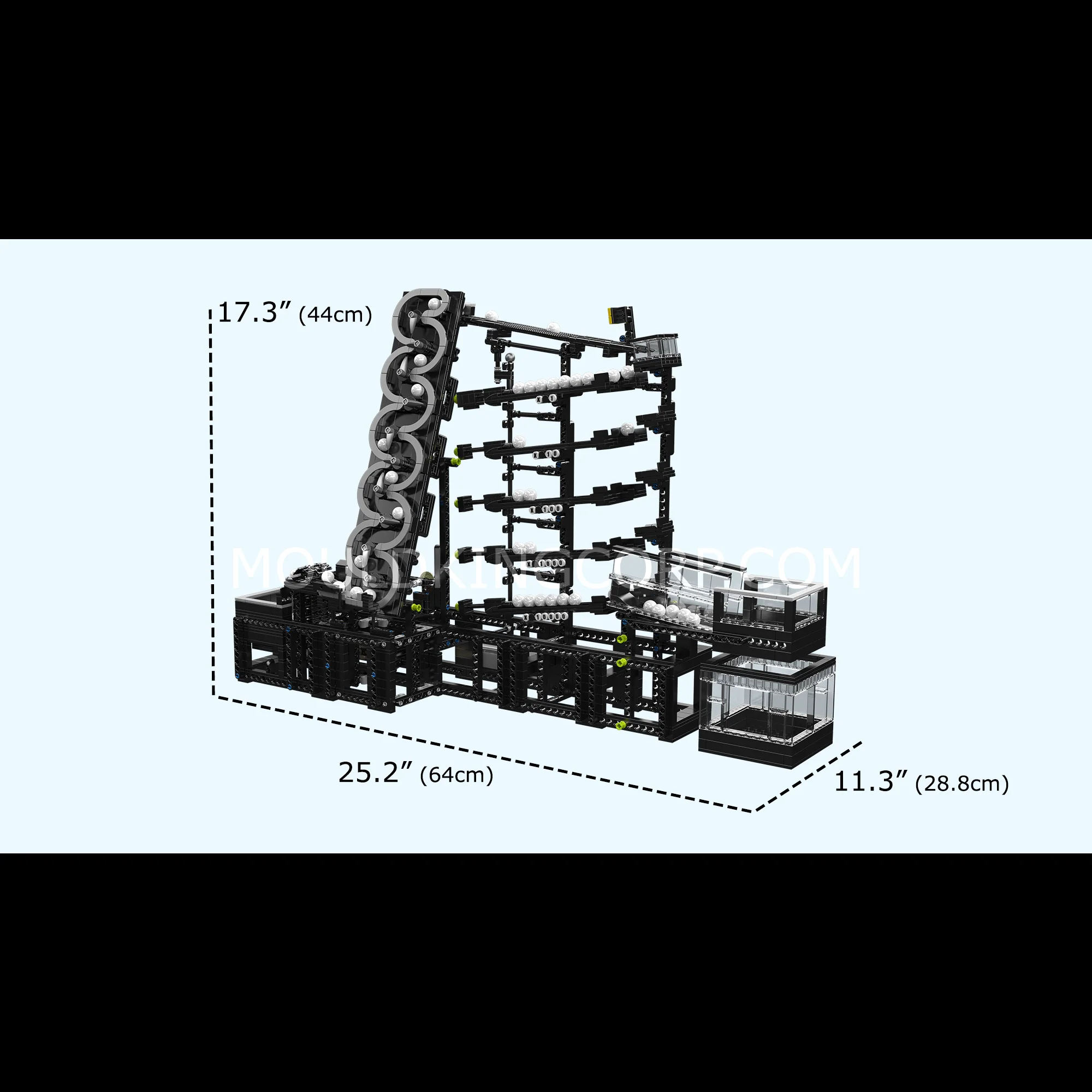 Mould King 26012 GBC Logarithmic Ball Calculator Building Set | 2,066 PCS - Image 6