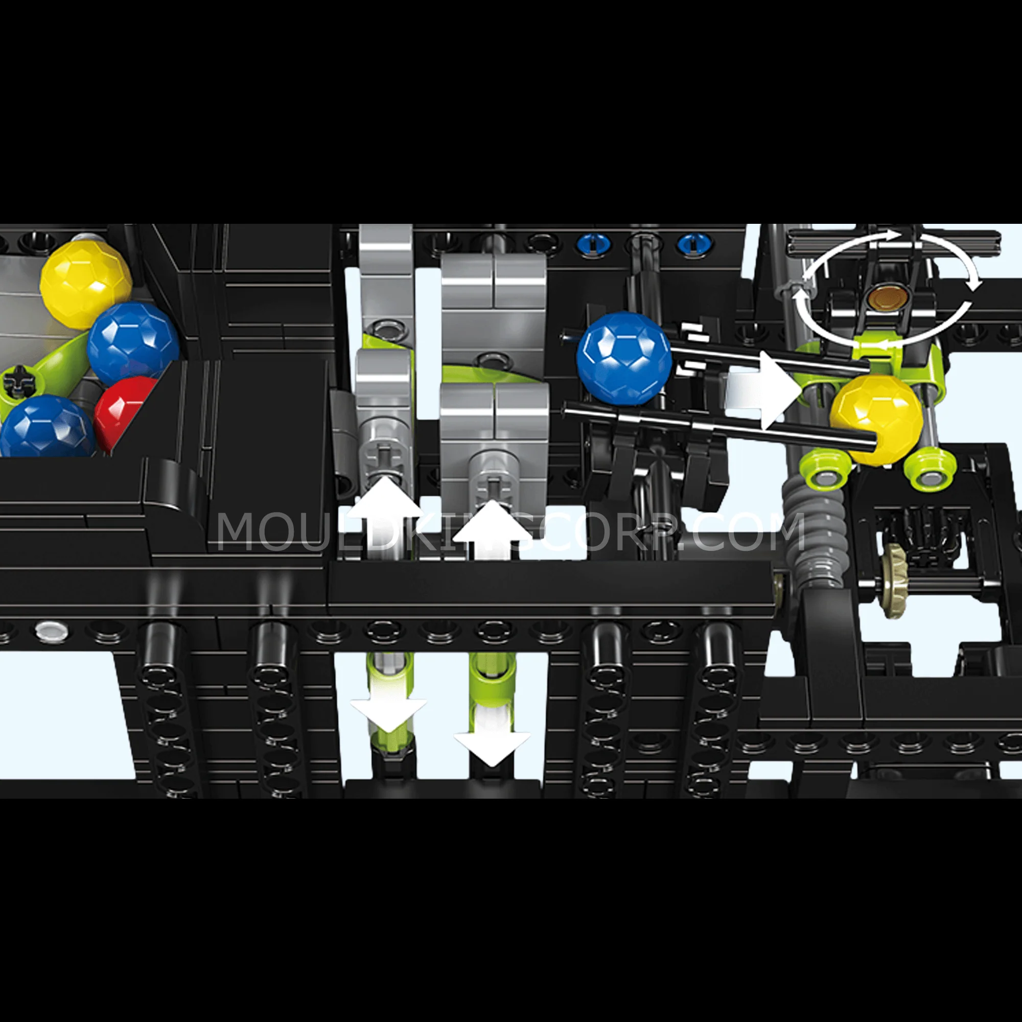 Mould King 26015 GBC Planetray Lift Building Set | 1,009 Pcs - Image 3