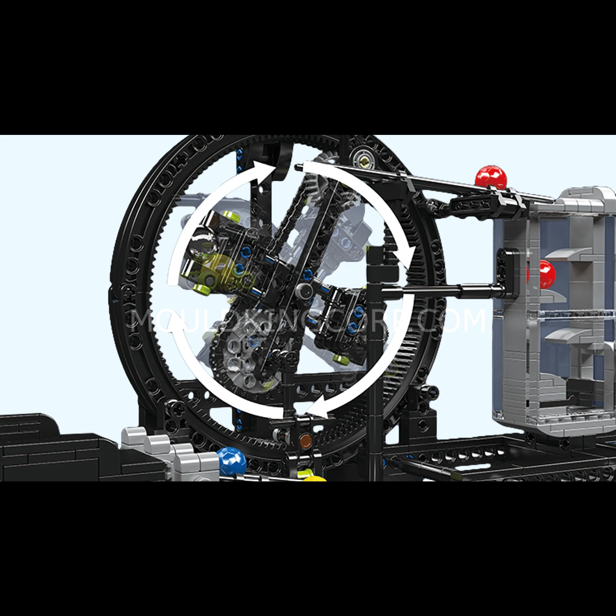 Mould King 26015 GBC Planetray Lift Building Set | 1,009 Pcs - Image 4