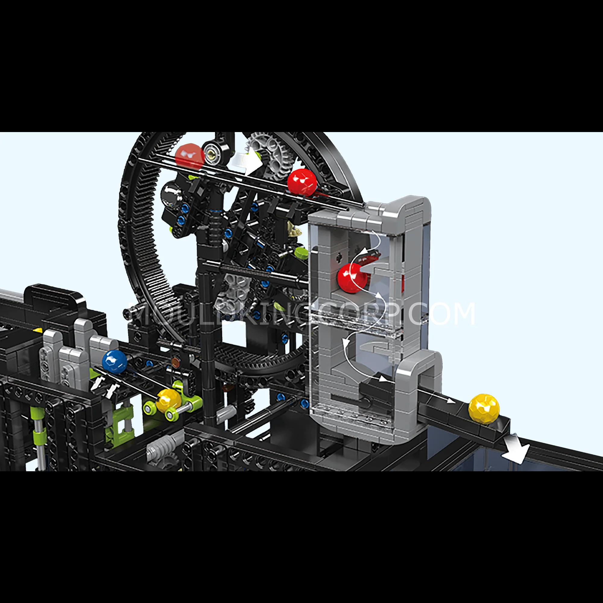 Mould King 26015 GBC Planetray Lift Building Set | 1,009 Pcs - Image 5