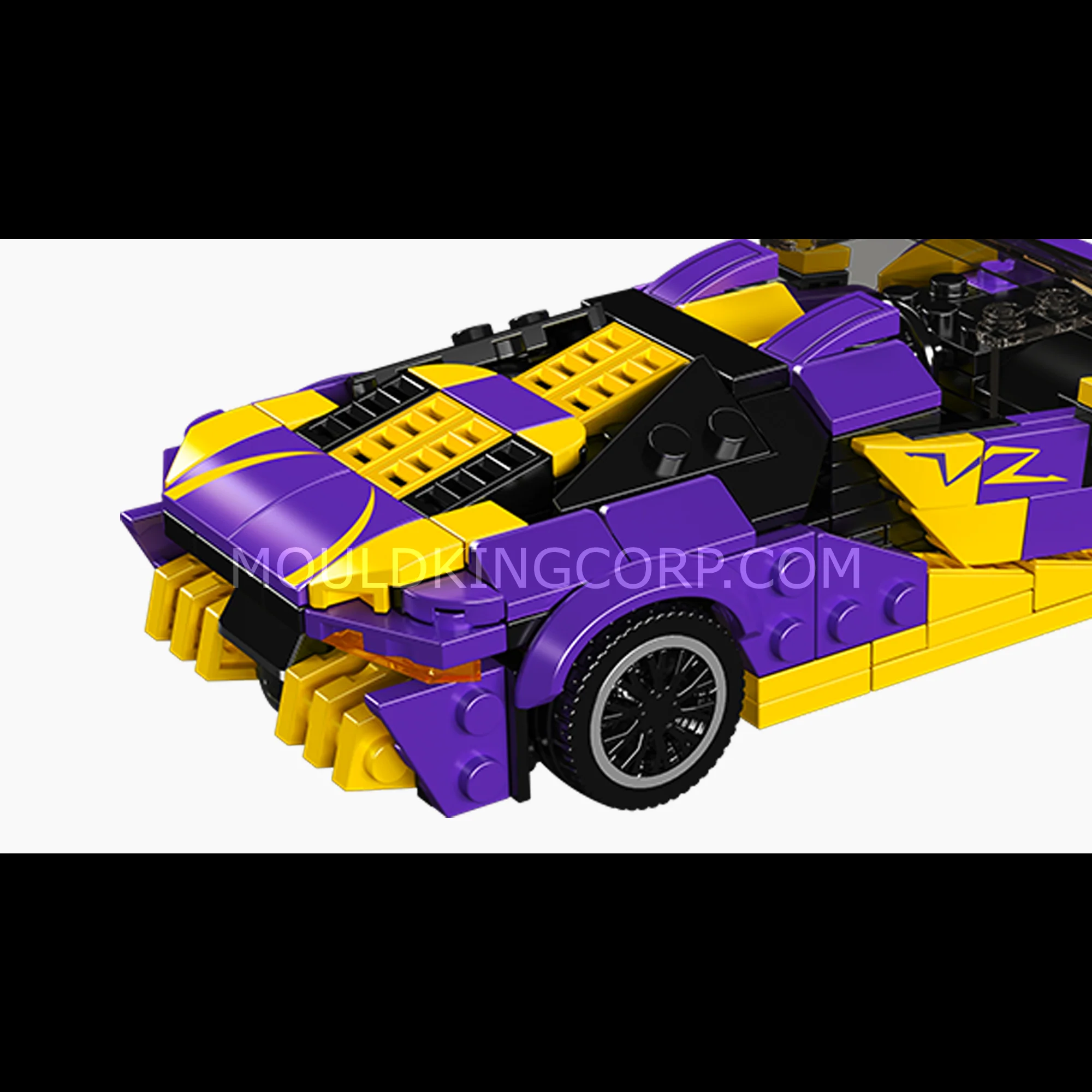 Mould King 27054 Centennial Bull Supercar Building Set | 344 Pcs - Image 5