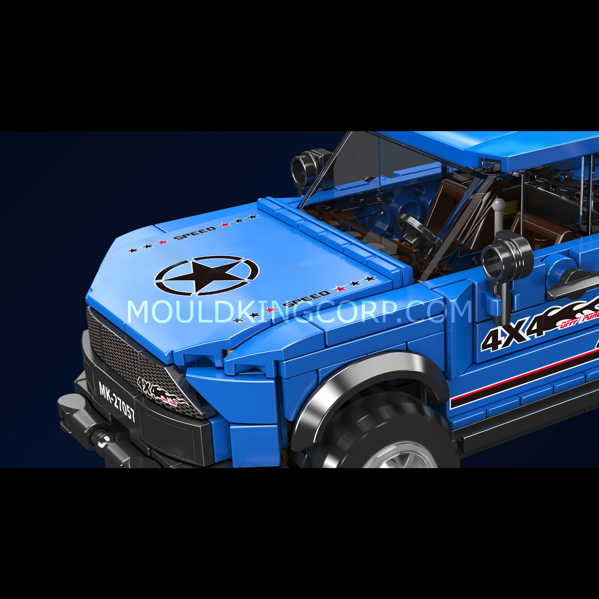 Mould King 27057 F-150 Raptor Pickup Building Set | 465 Pcs - Image 3
