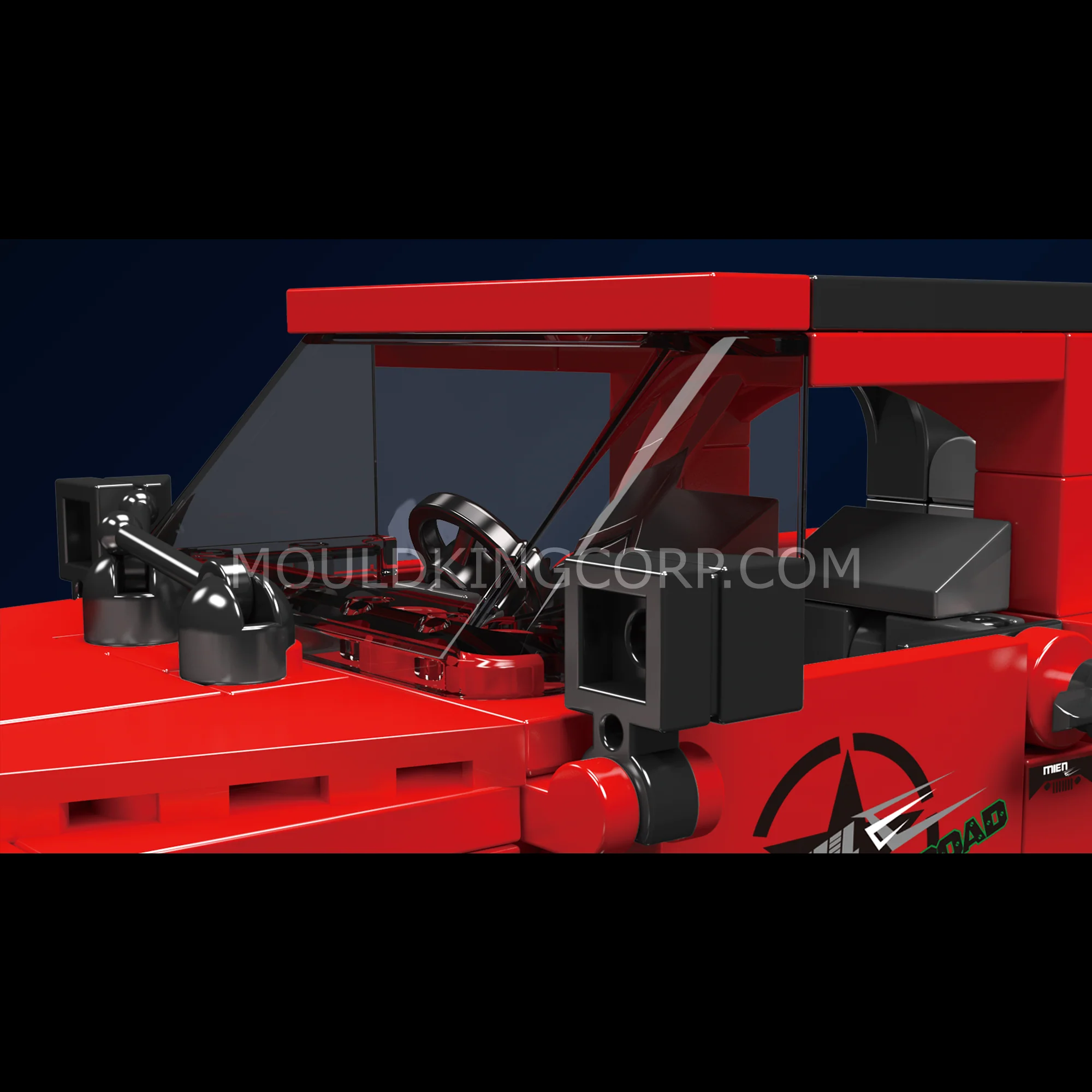 Mould King 27058 Wrangler Off-road Vehicle Building Set | 414 Pcs - Image 3