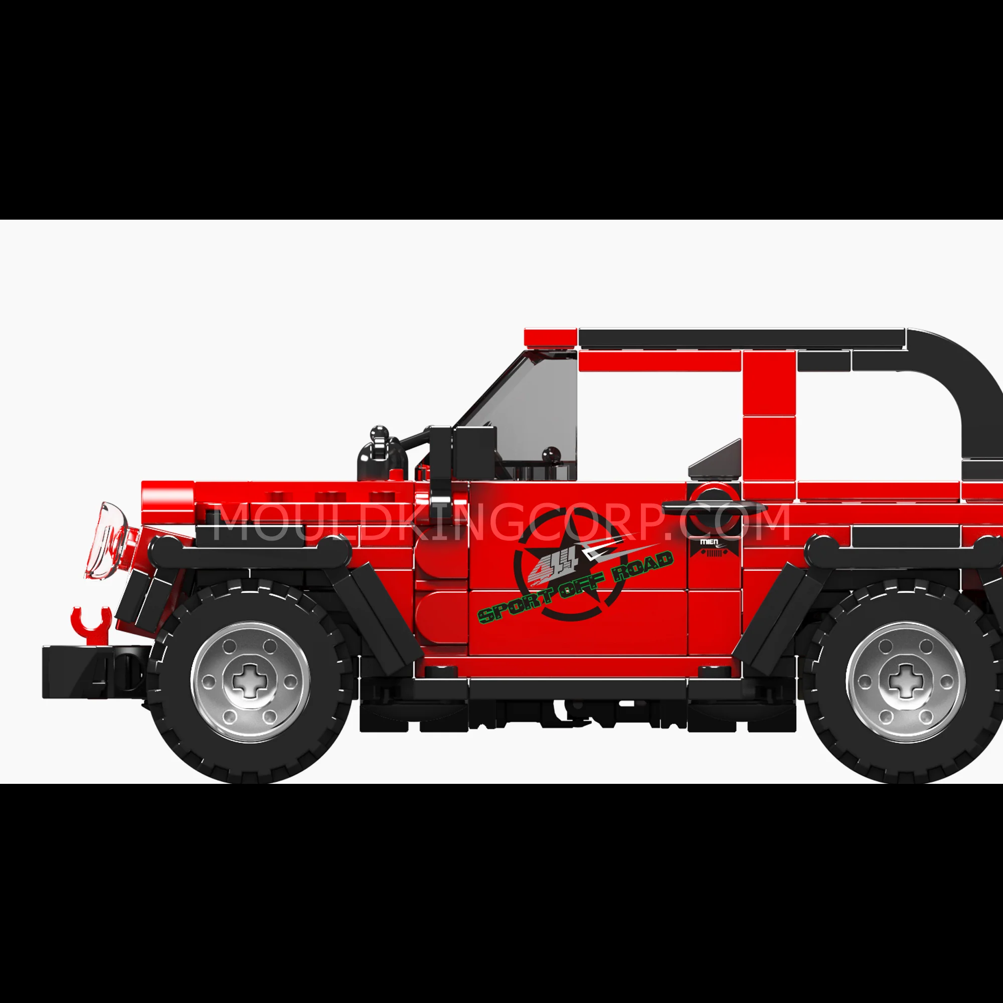 Mould King 27058 Wrangler Off-road Vehicle Building Set | 414 Pcs - Image 4