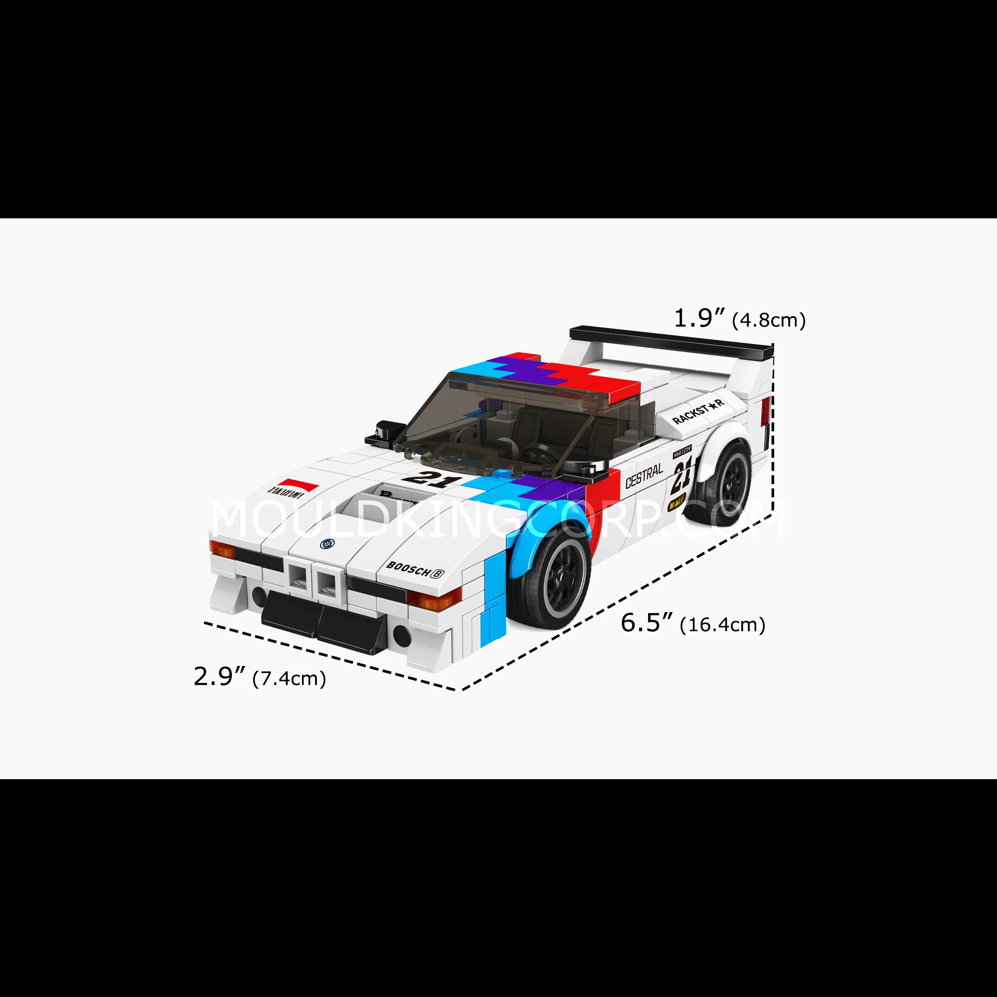 Mould King 27062S M1 Sports Car Model Building Set | 411 Pcs - Image 6