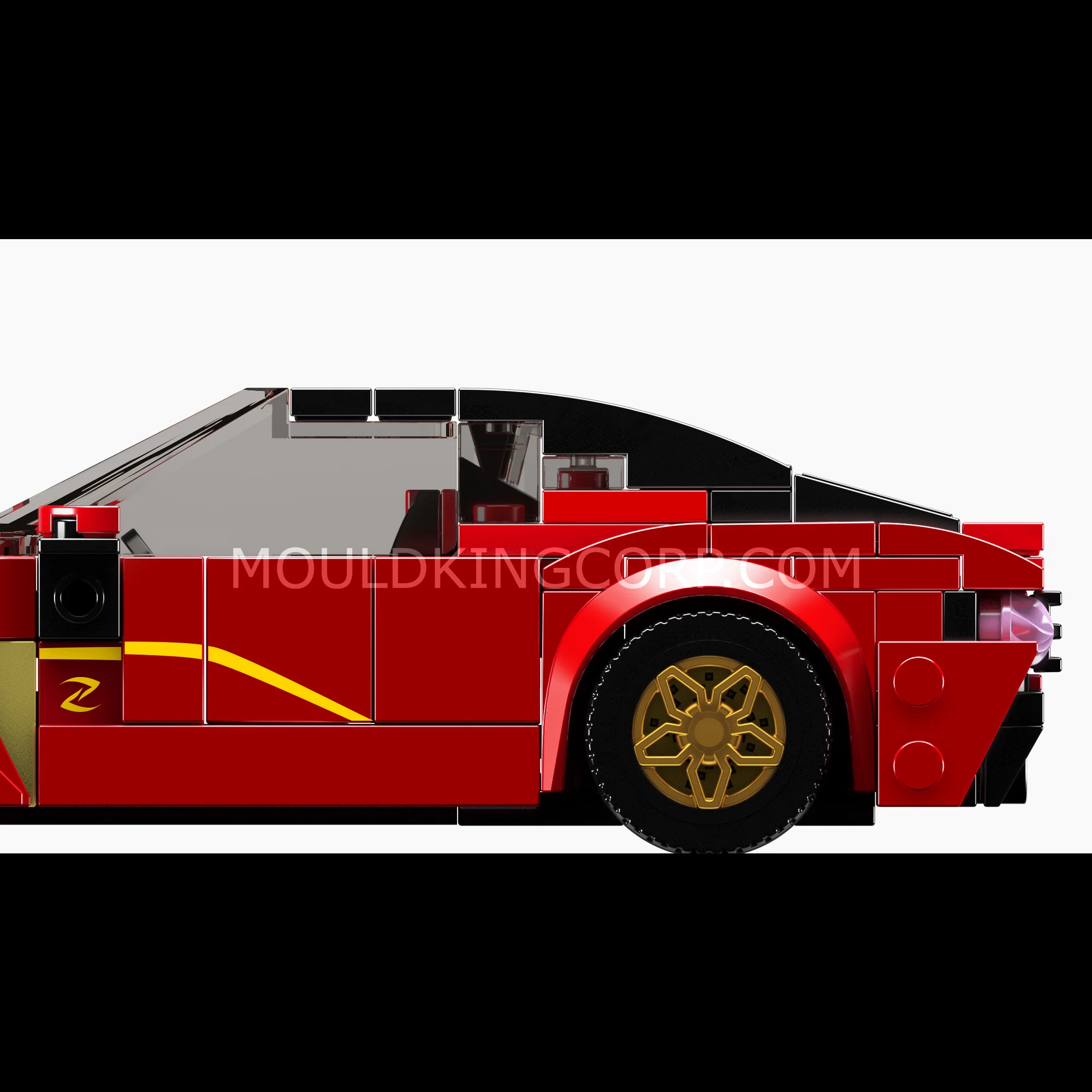 Mould King 27063 Aston DBS Coupe Car Building Set | 354 Pcs - Image 4