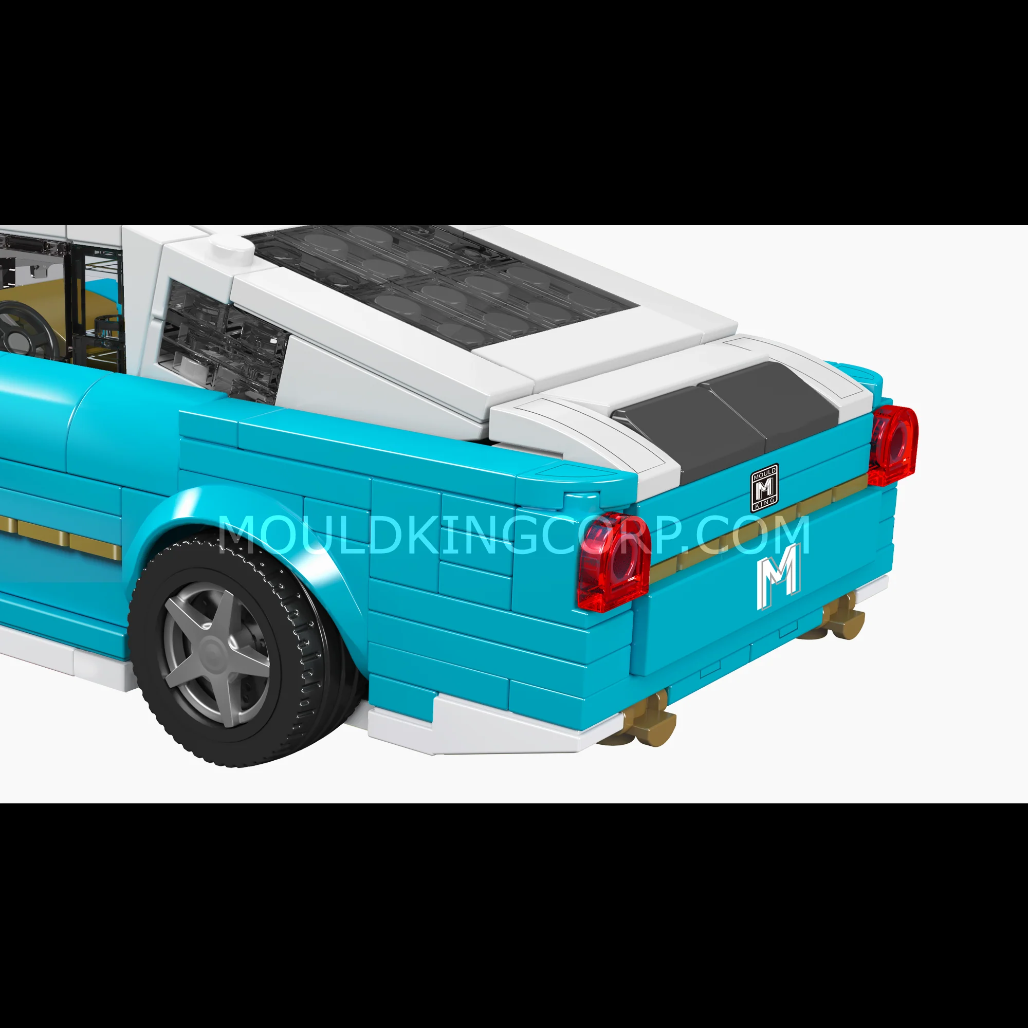 Mould King 27071 RR Black Badge Car Model Building Set | 476 Pcs - Image 5
