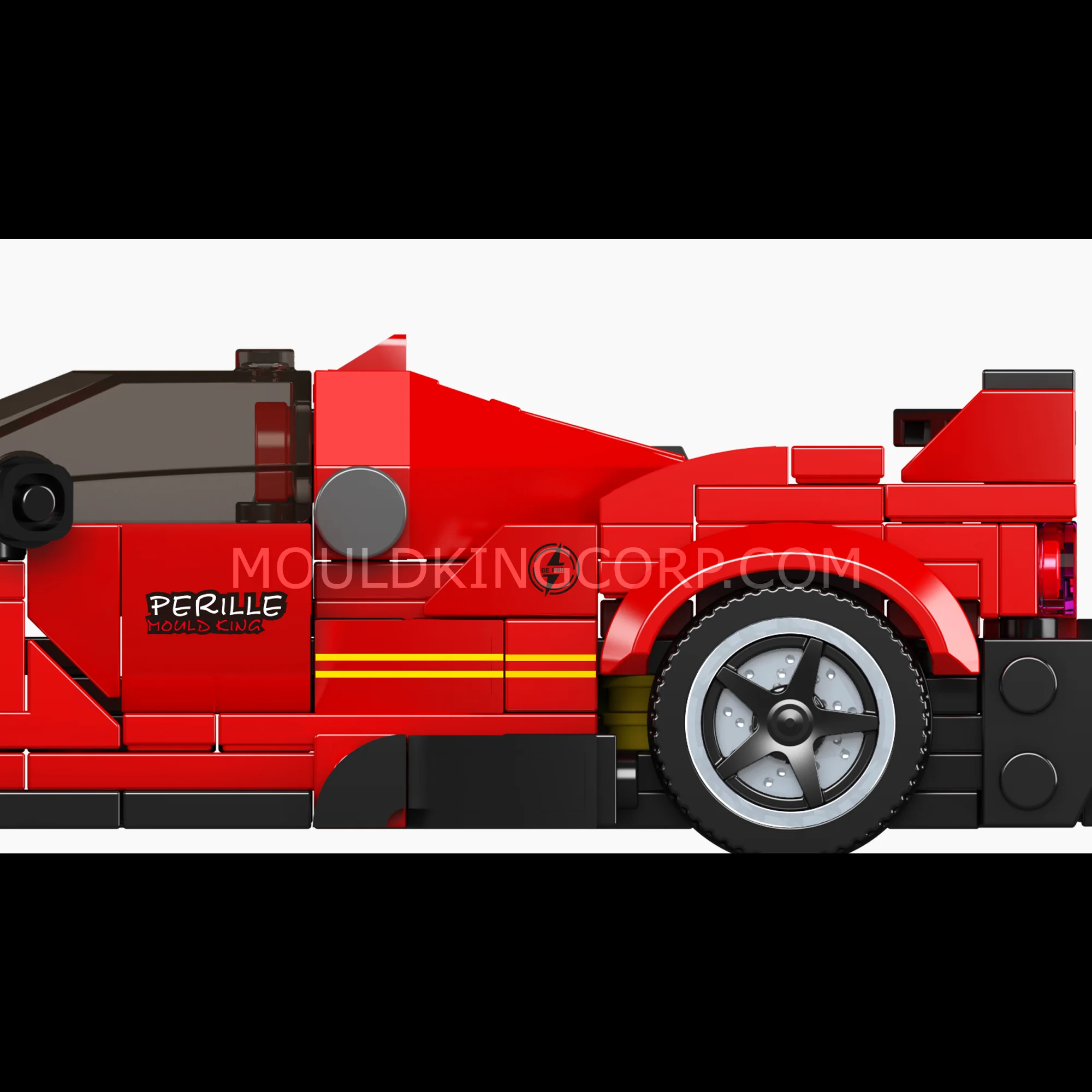 Mould King 27078 F4T LM Concept Car Model Building Set | 424 Pieces - Image 4