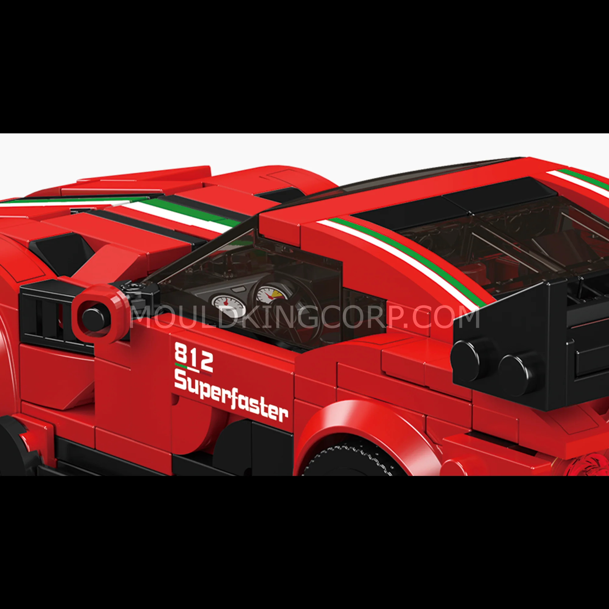 Mould King 27079 F8 1Z Supercar Model Building Set | 449 Pieces - Image 2