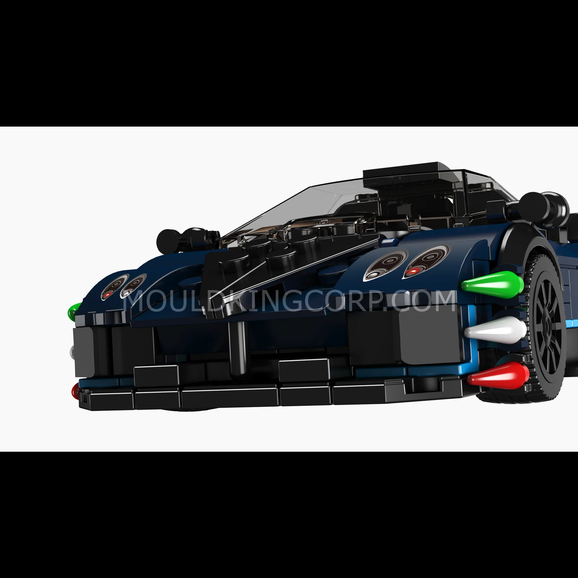 Mould King 27094 Zonda R Evo Supercar Building Set | 447 Pcs - Image 4