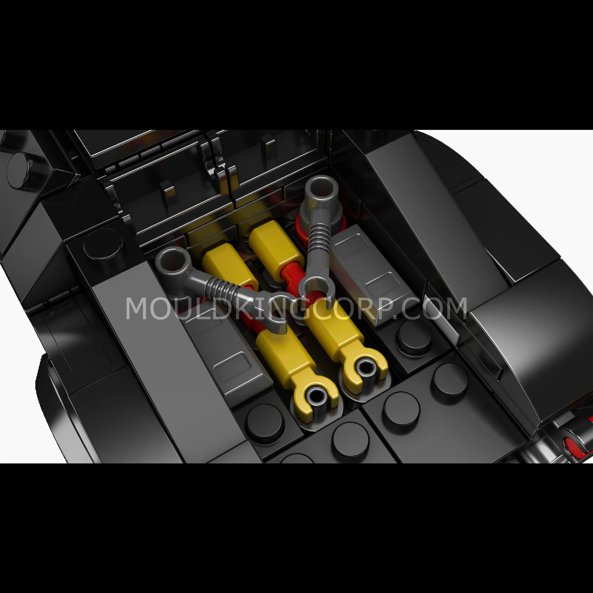 Mould King 27096 La Voiture Noire Supercar Building Set | 411 Pcs - Image 5