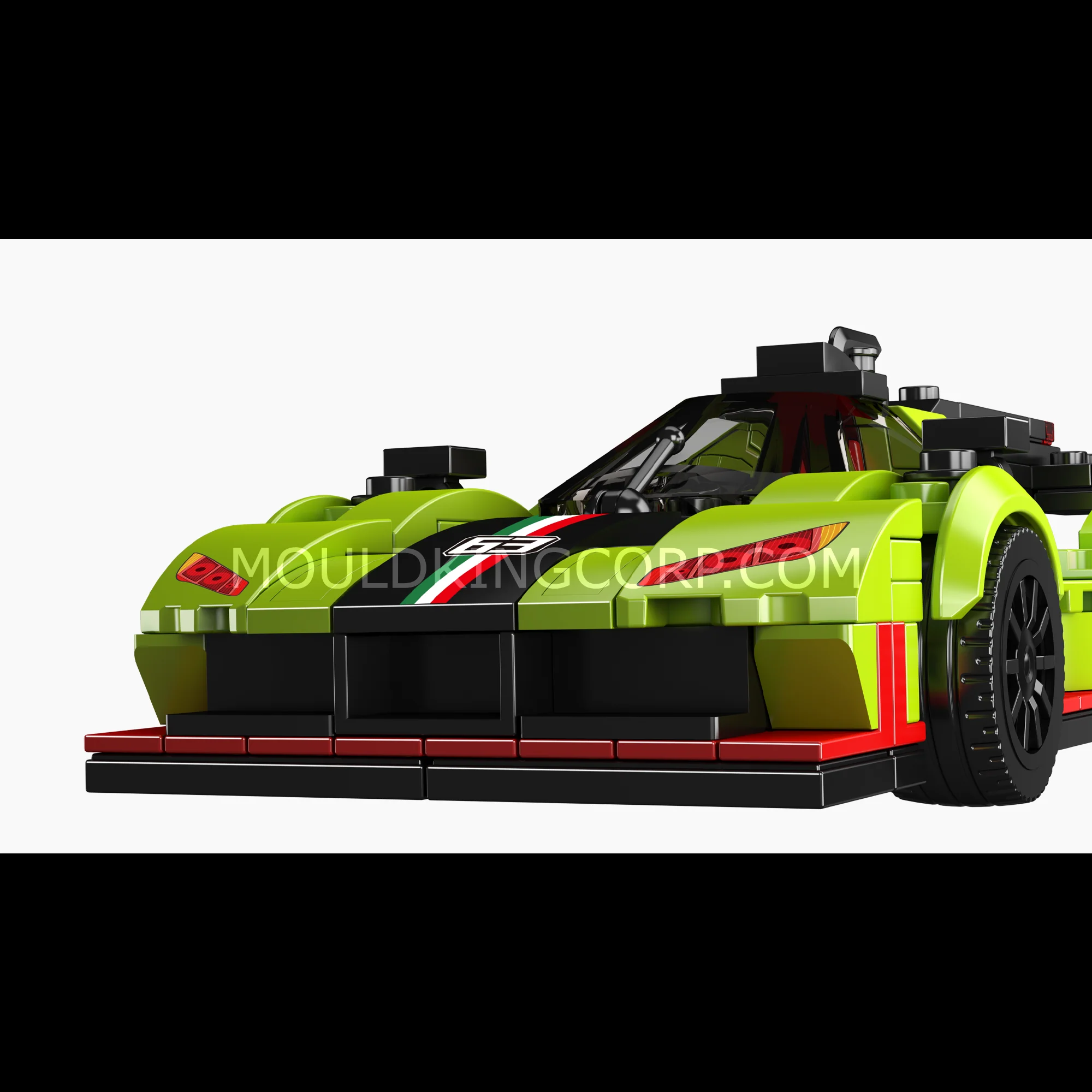 Mould King 27097 Lambo SC63 Supercar Building Kit | 466 Pcs - Image 2