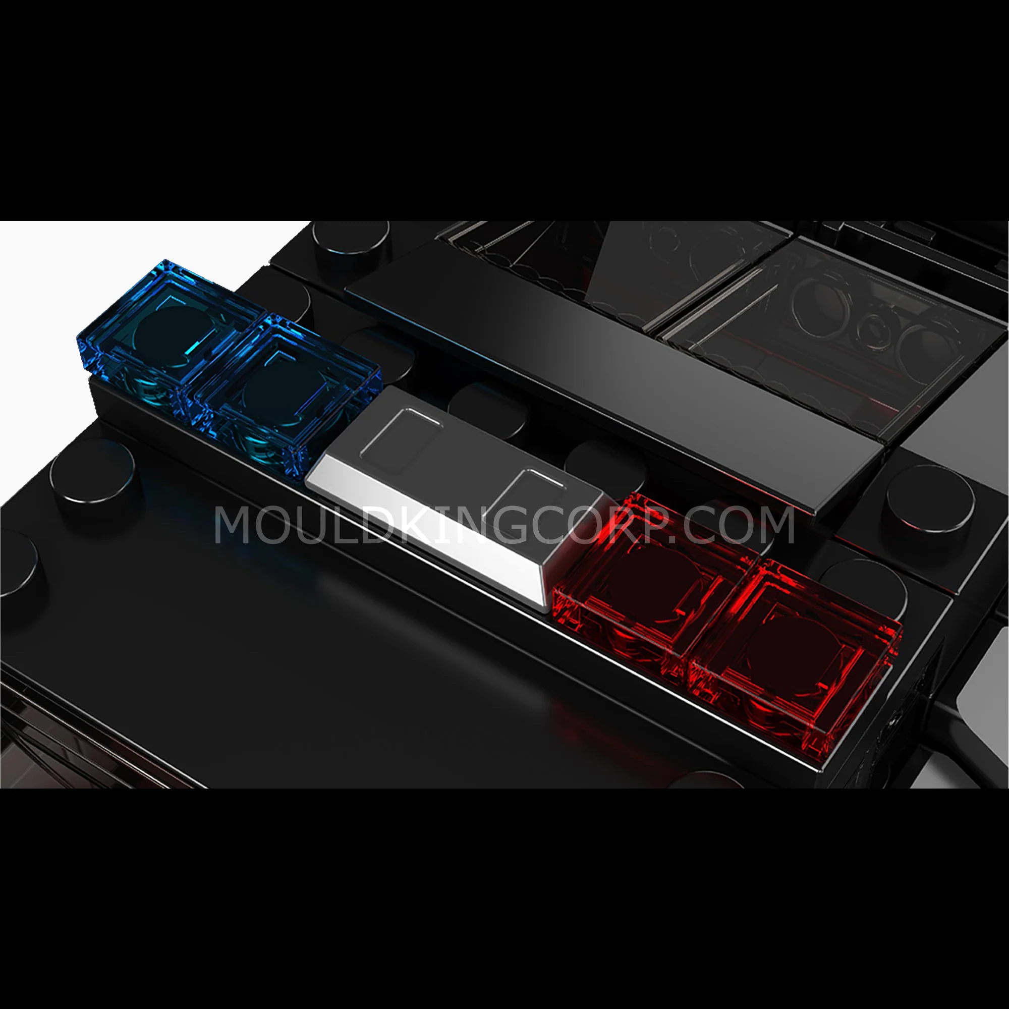 Mould King 27098 Challenger Police Car Building Set | 443 Pcs - Image 2
