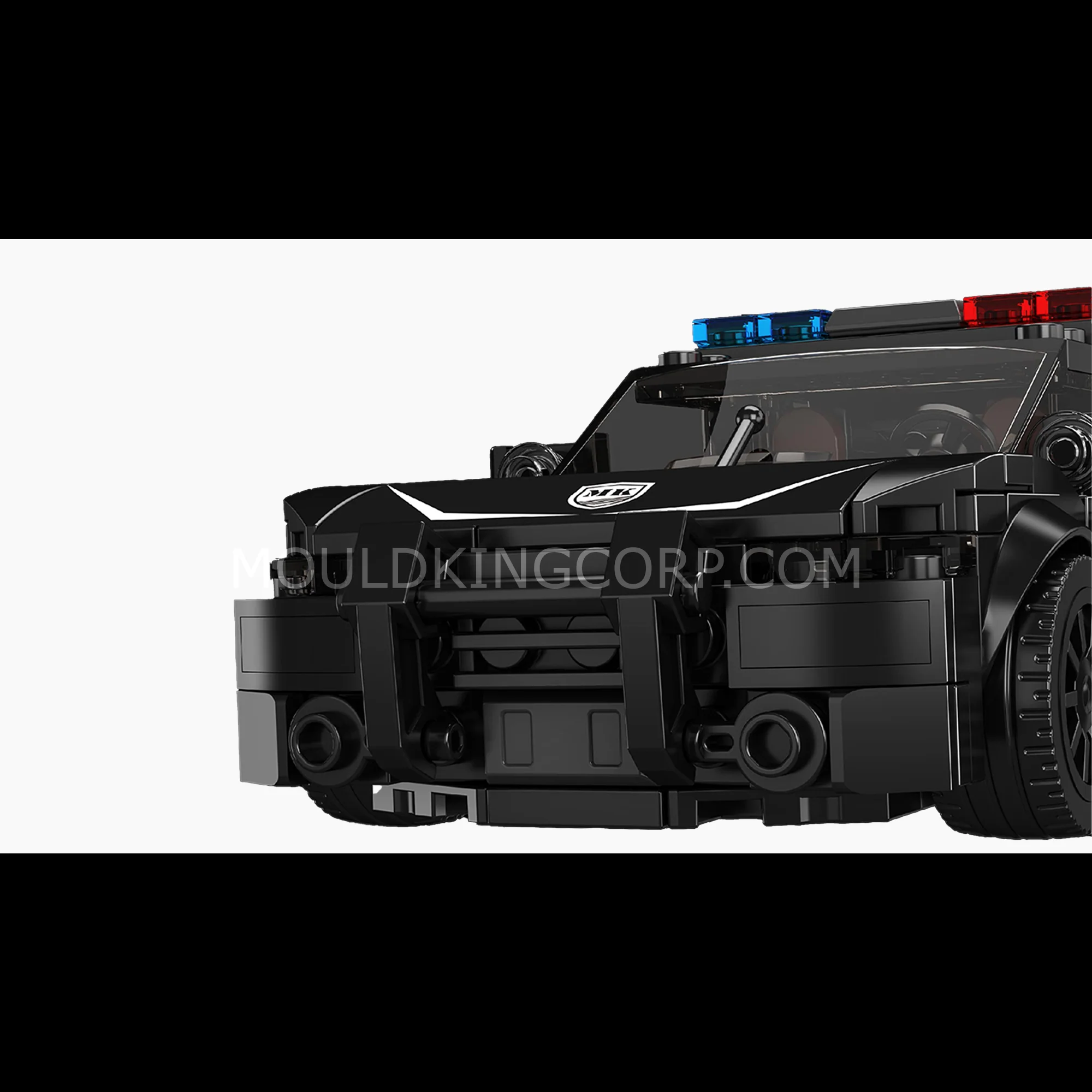 Mould King 27098 Challenger Police Car Building Set | 443 Pcs - Image 4