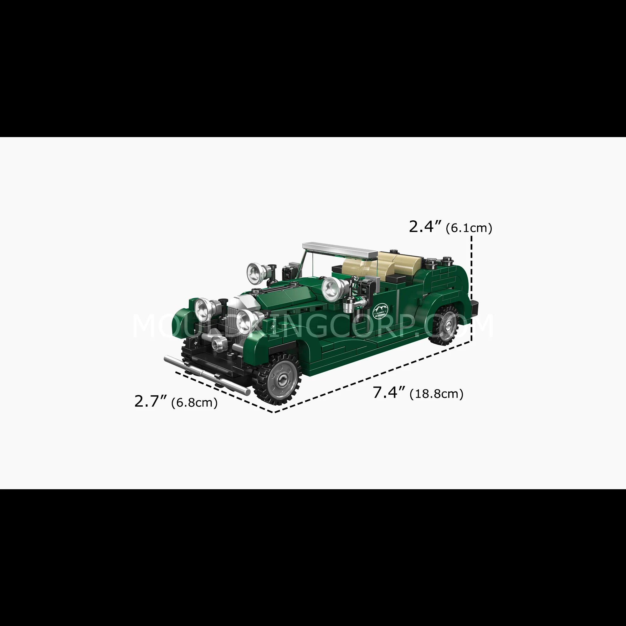MOULD KING 27105 British 4½ Litre Super Luxury Car Building Set | 320 Pcs - Image 6