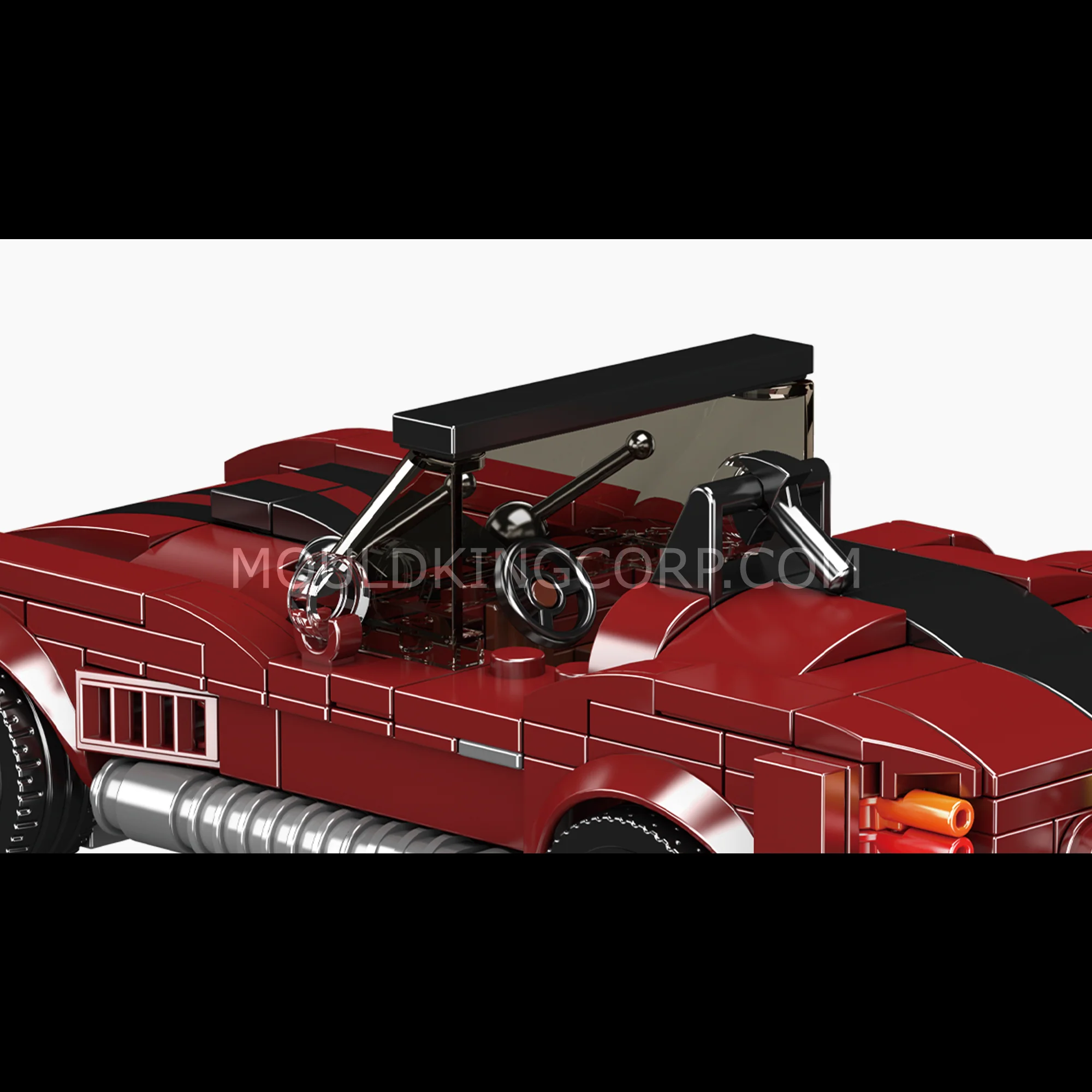 Mould King 27111 Shelby Cobra 427 Roadster Building Set | 395 Pcs - Image 2