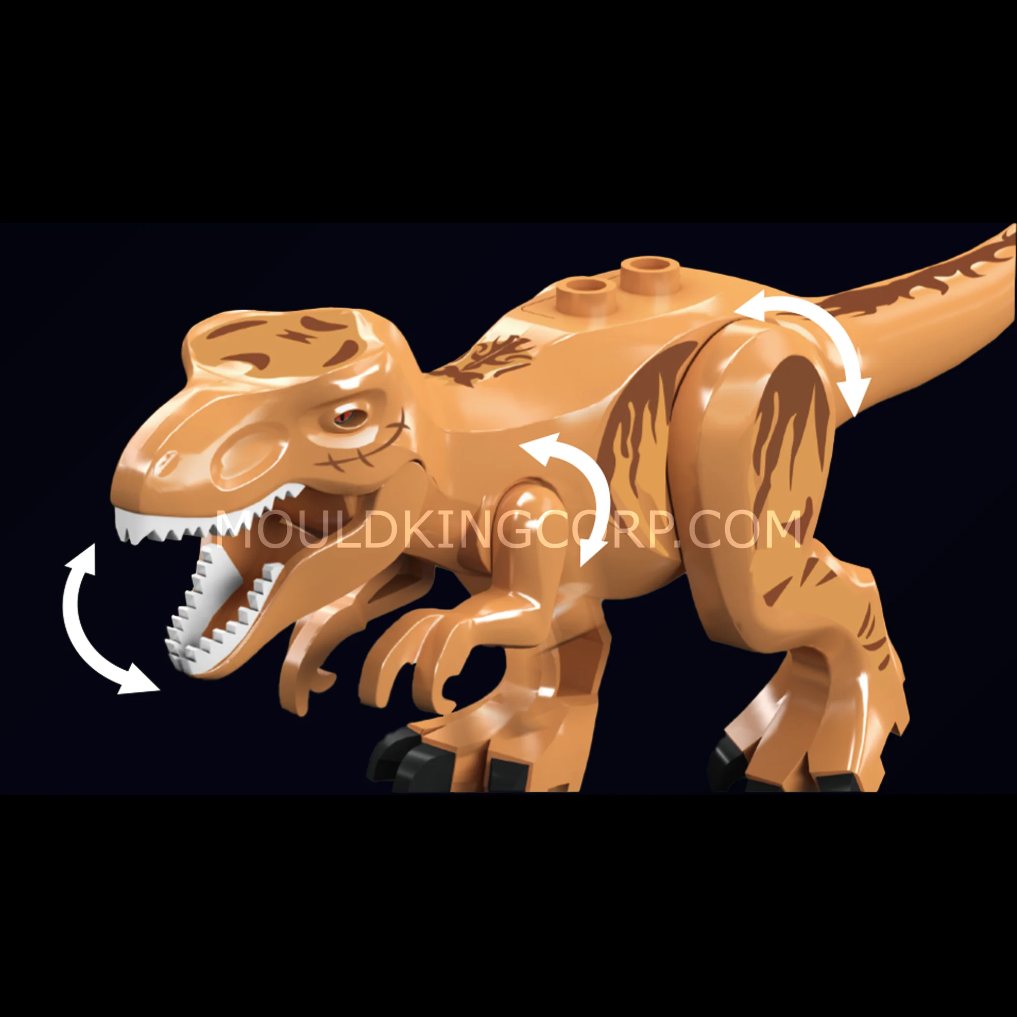 Mould King 29003 T-Rex Capture Truck Building Set | 344 Pcs - Image 4